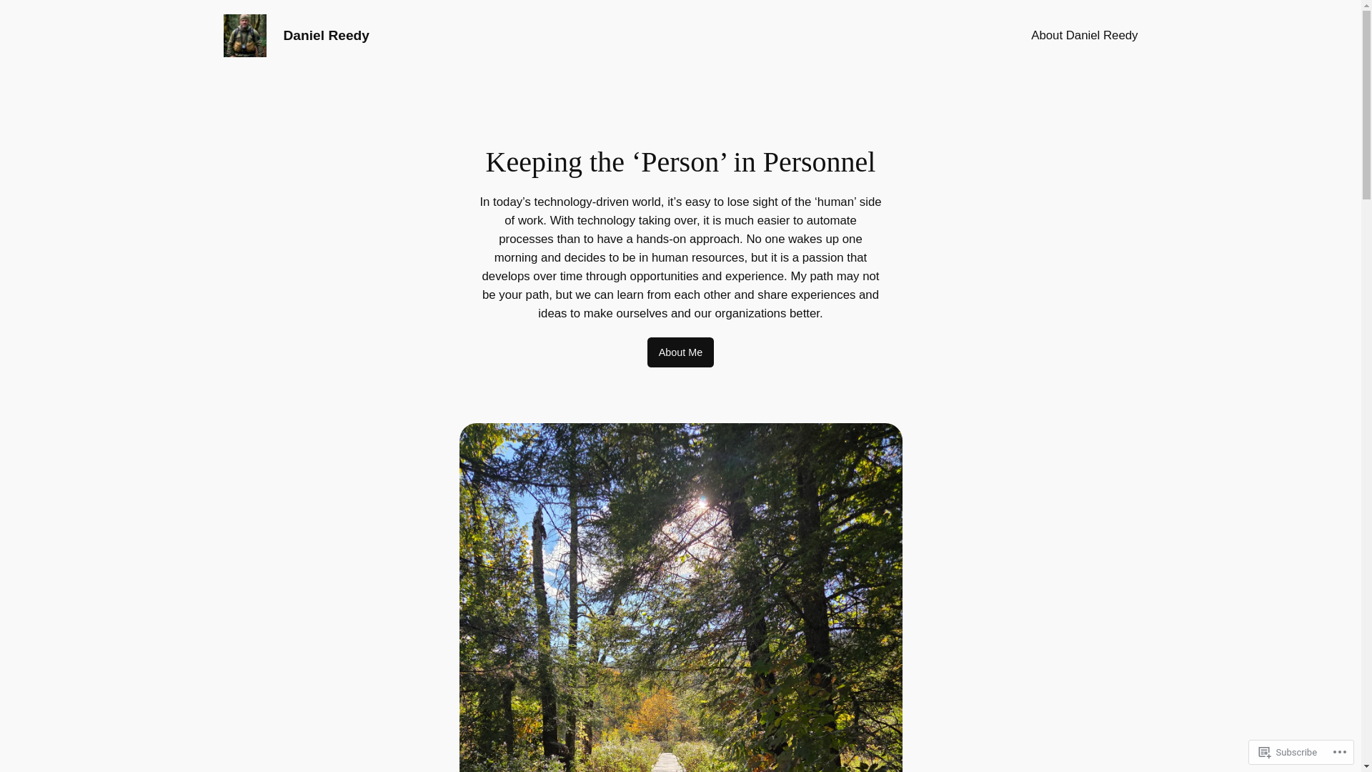 website screenshot of https://danielreedyhrpro.com/