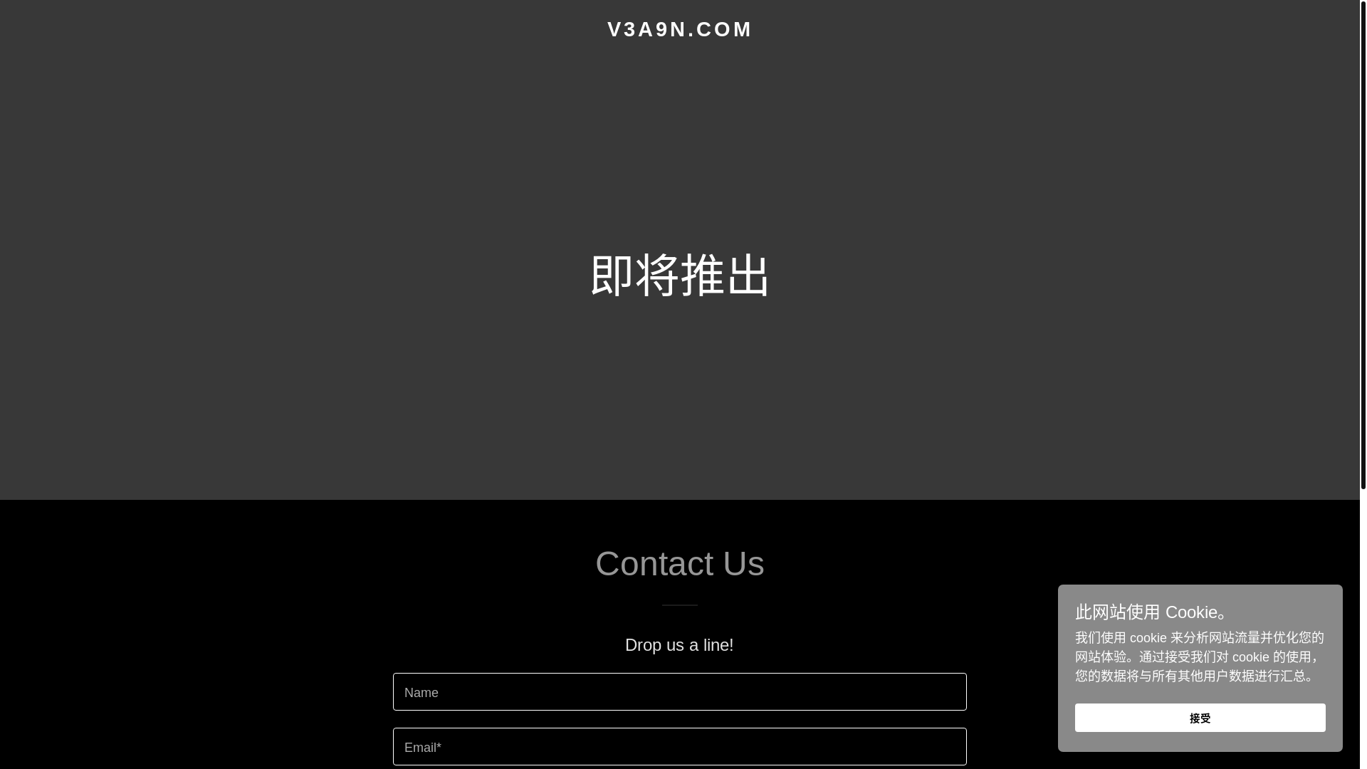 website screenshot of https://v3a9n.com/