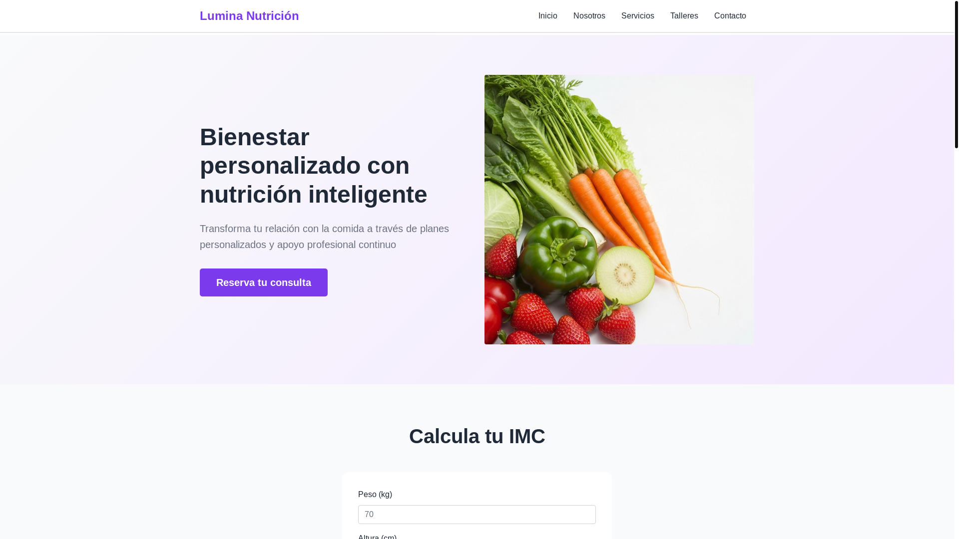 website screenshot of https://luminahubz.info/