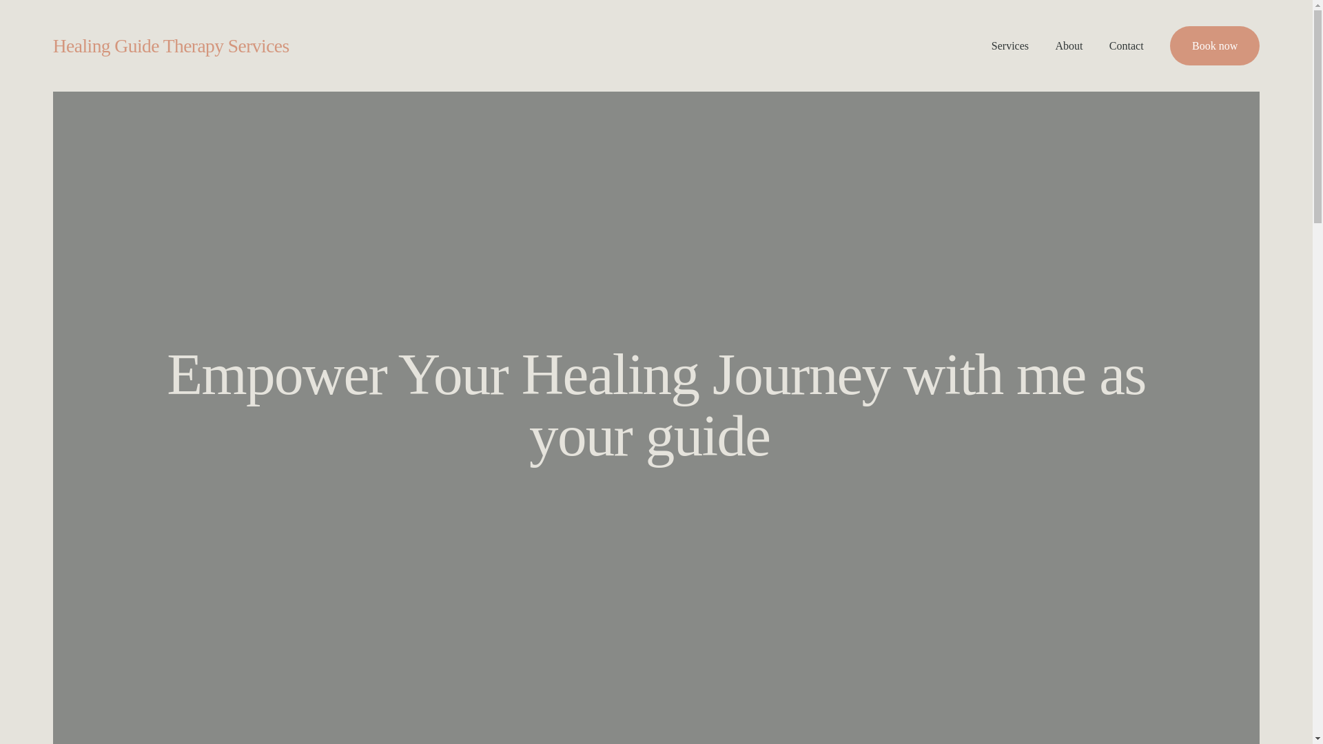 website screenshot of https://healingguidetherapyservices.org/