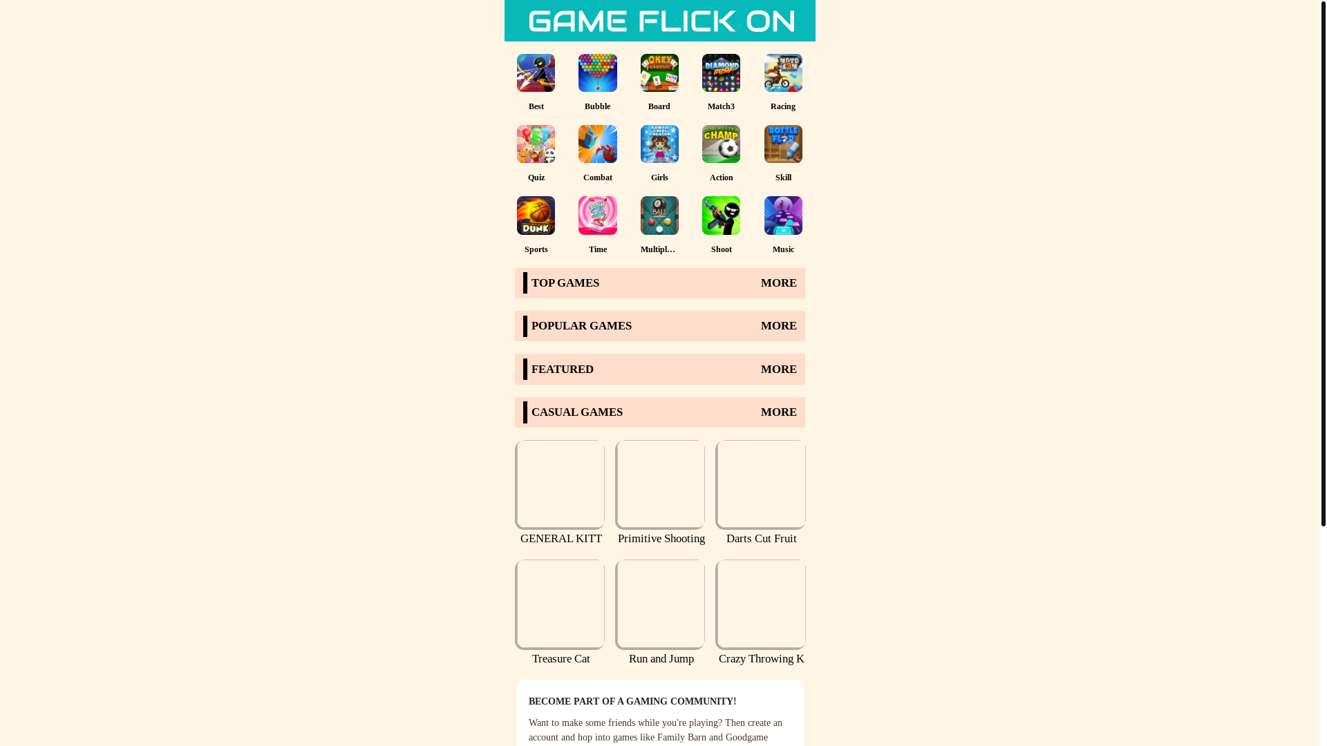 website screenshot of https://gameflickon.com/