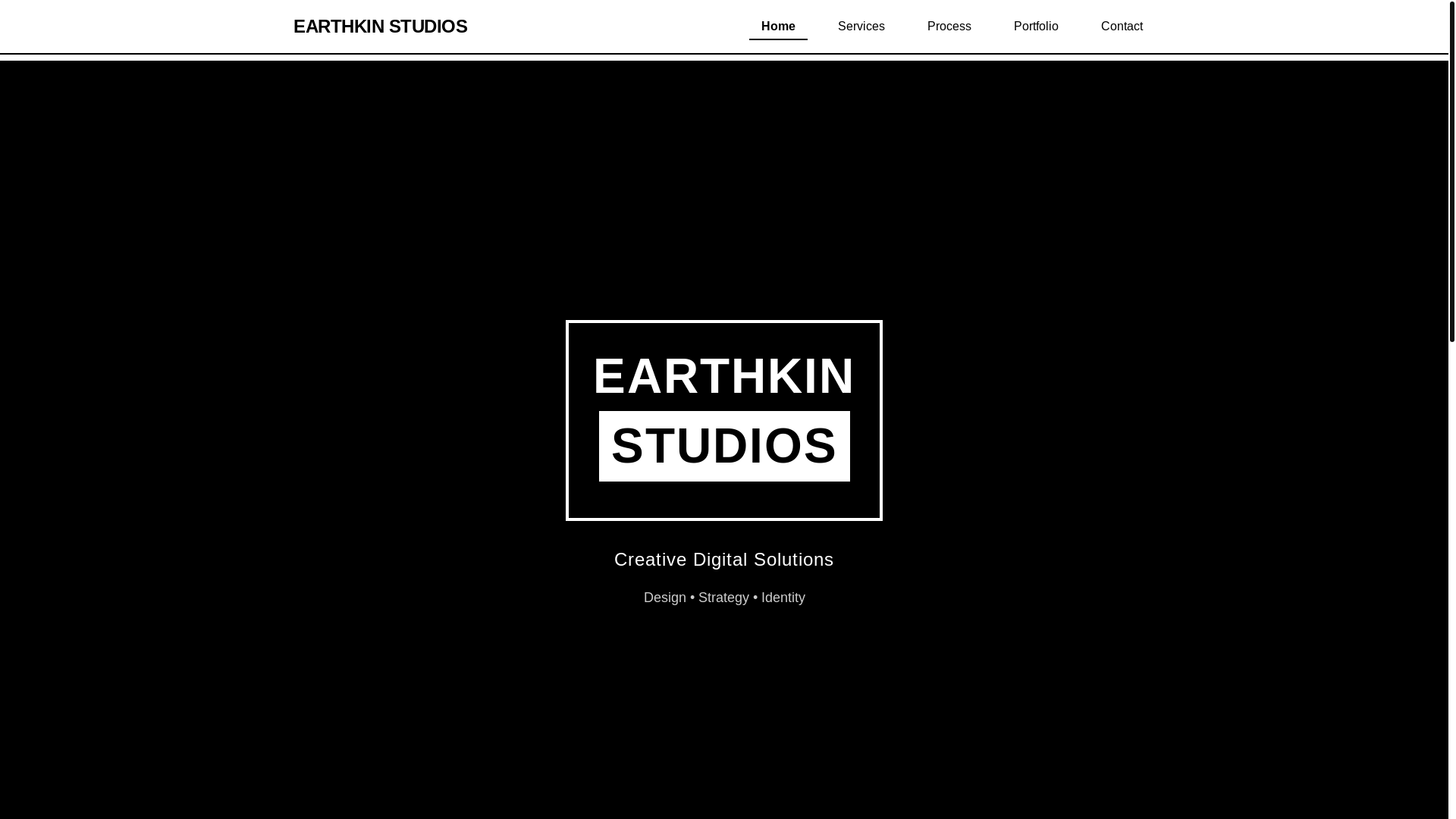 website screenshot of https://earthkinstudios.co.za/