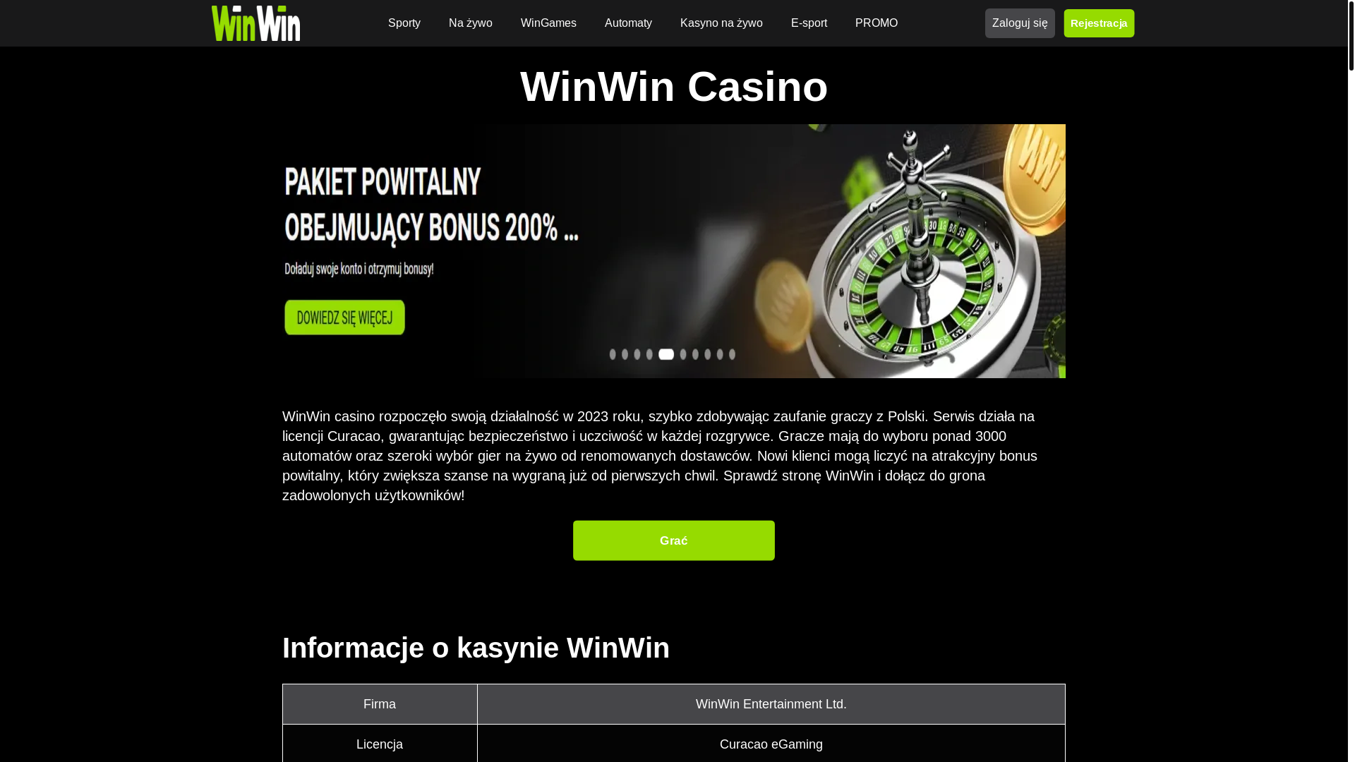 website screenshot of https://win-win-casino-pl-8867.pages.dev/