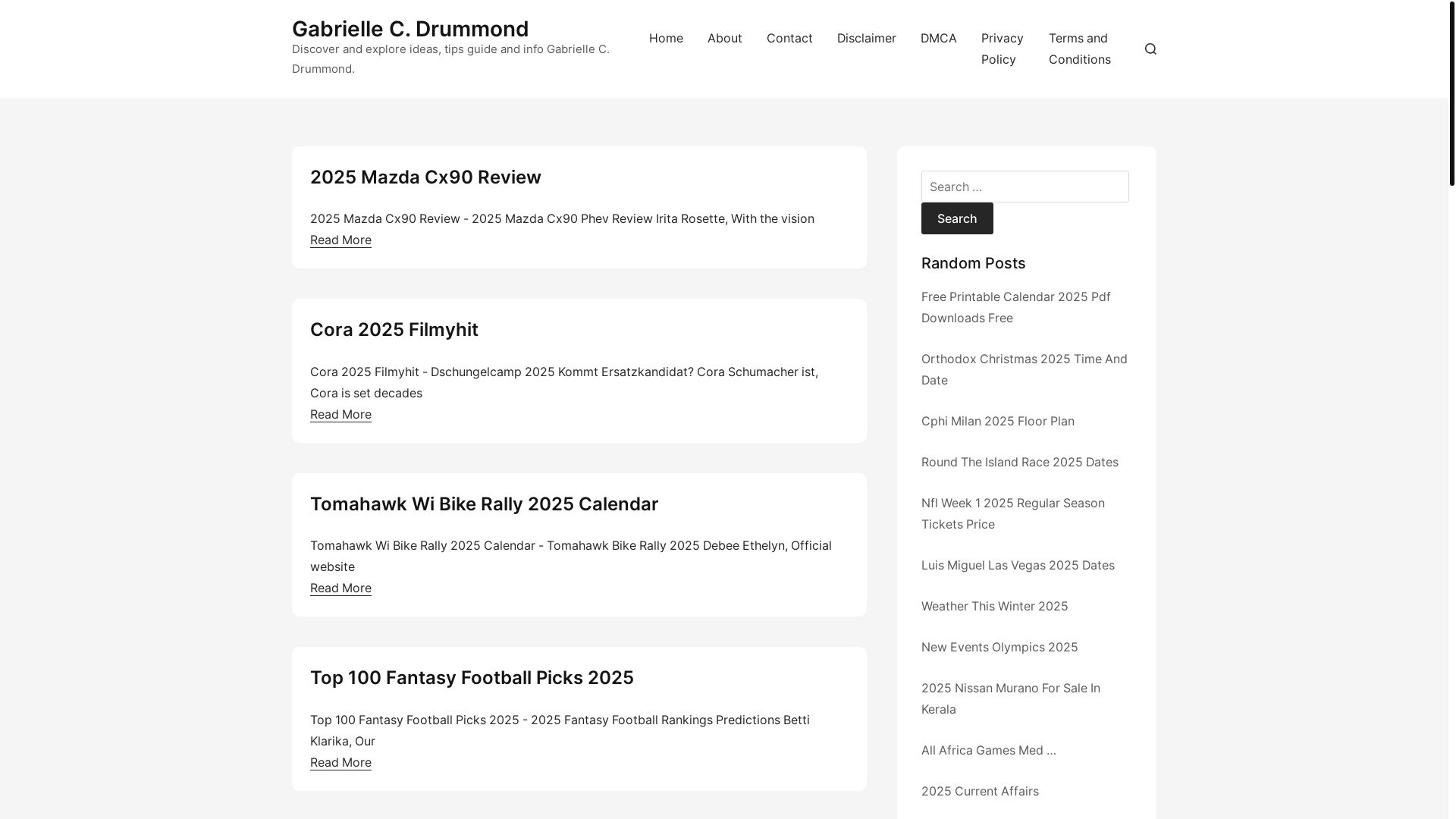 website screenshot of https://gabriellecdrummond.pages.dev/