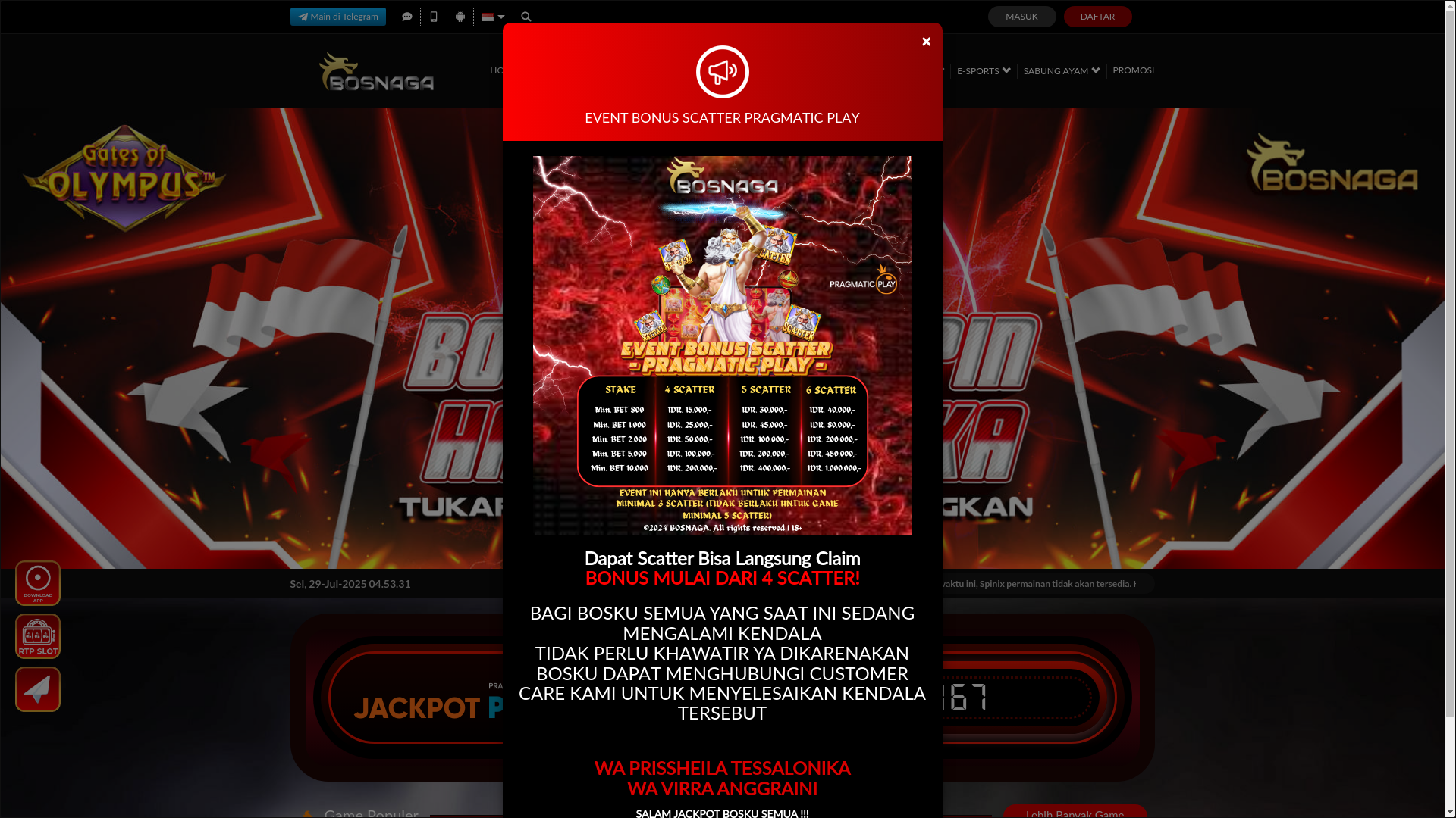 website screenshot of https://bosnagaiq.com/
