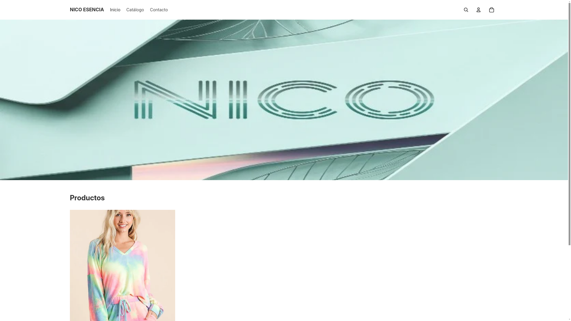 website screenshot of https://nicoesencial.shop/