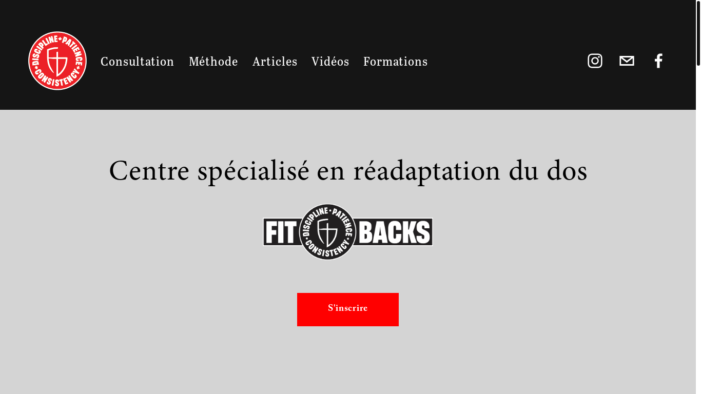 website screenshot of https://fitbackscanada.com/