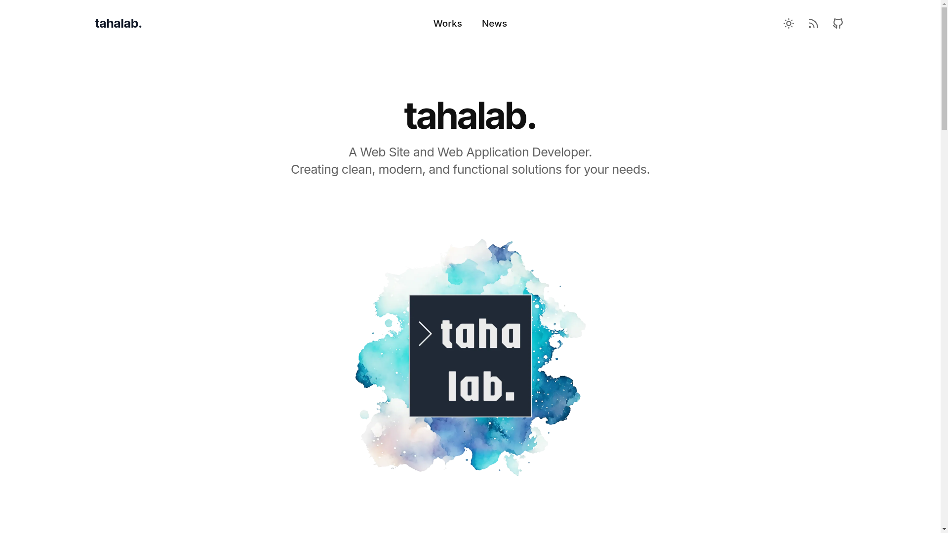website screenshot of https://tahalab.pages.dev/
