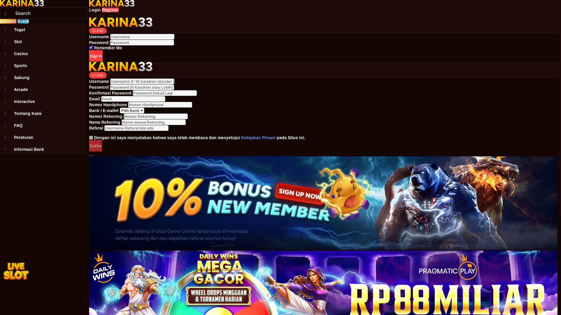 website screenshot of https://karina33.fit/