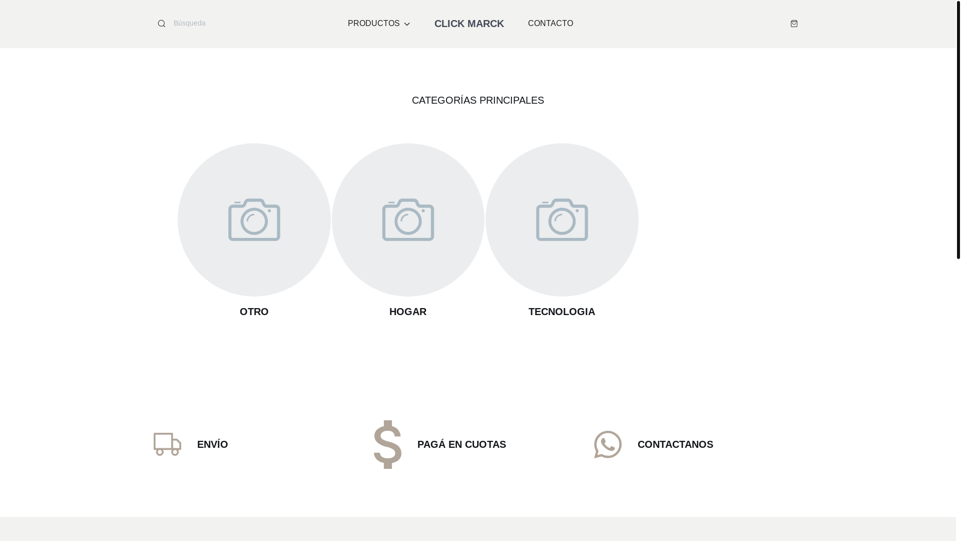 website screenshot of https://tiendamarck.online/