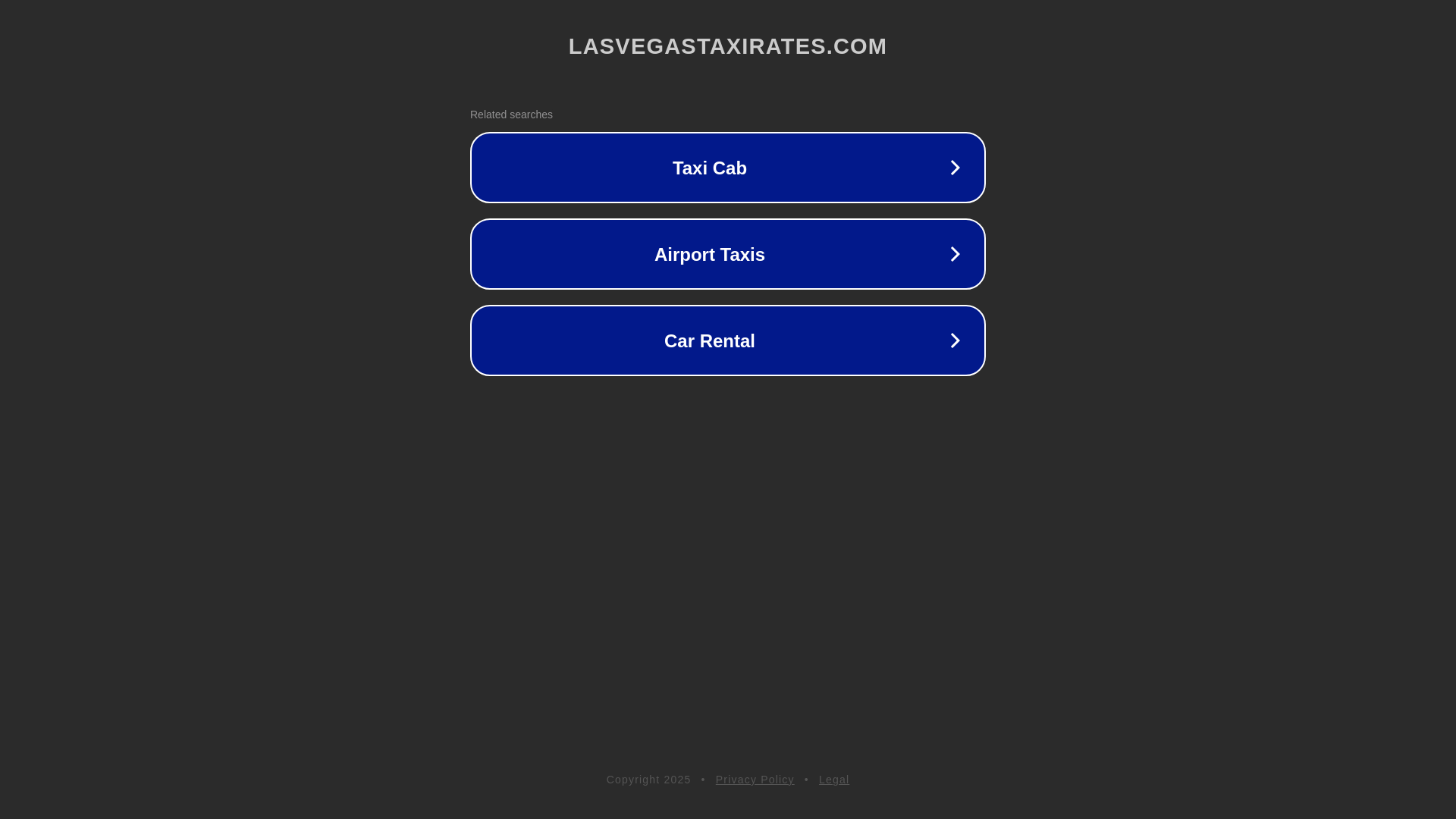 website screenshot of https://lasvegastaxirates.com/