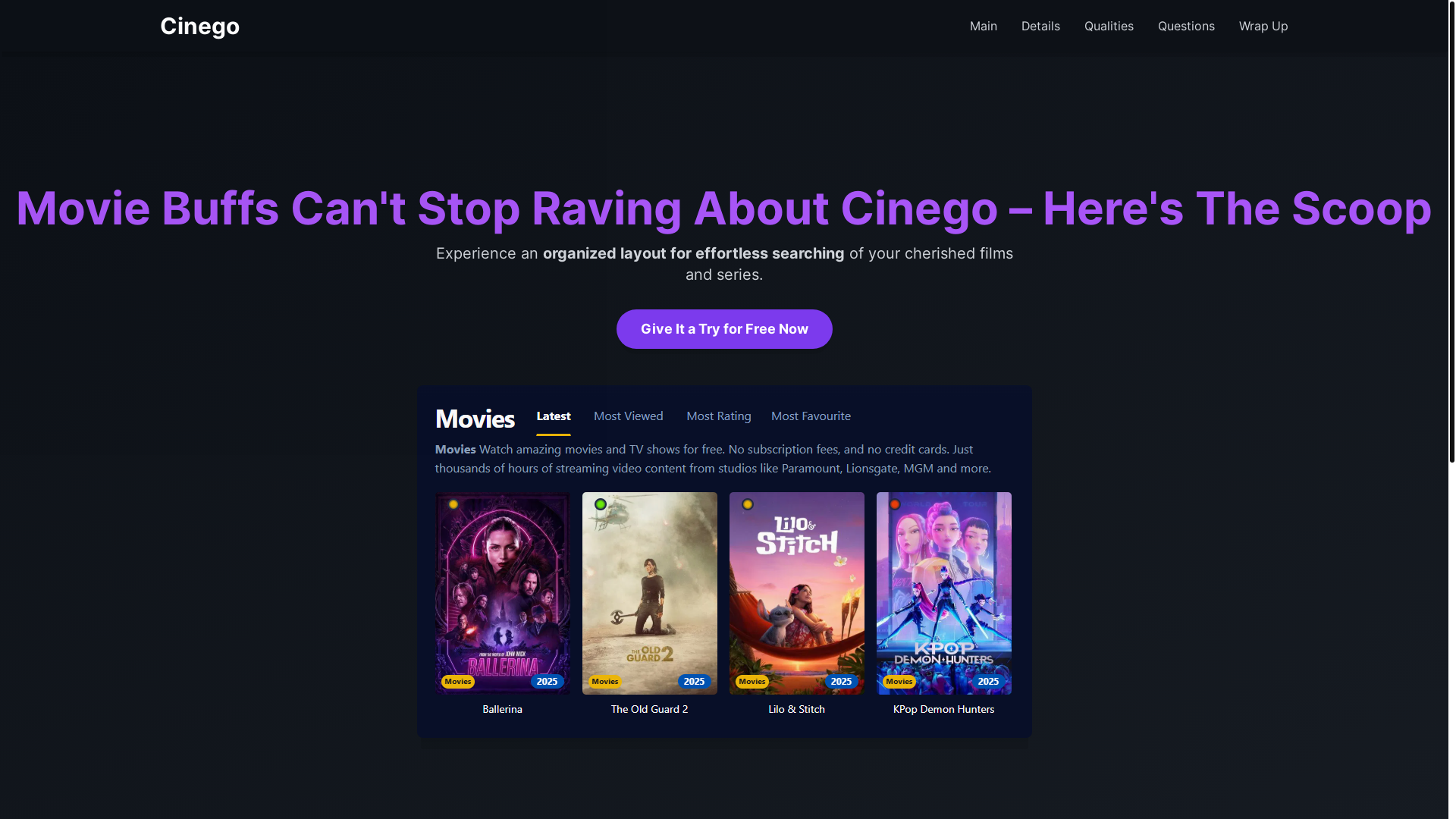website screenshot of https://cinego-mybr.pages.dev/
