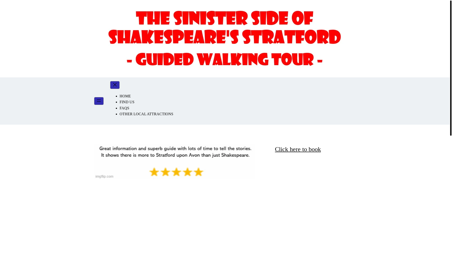 website screenshot of https://sinisterstratford.com/