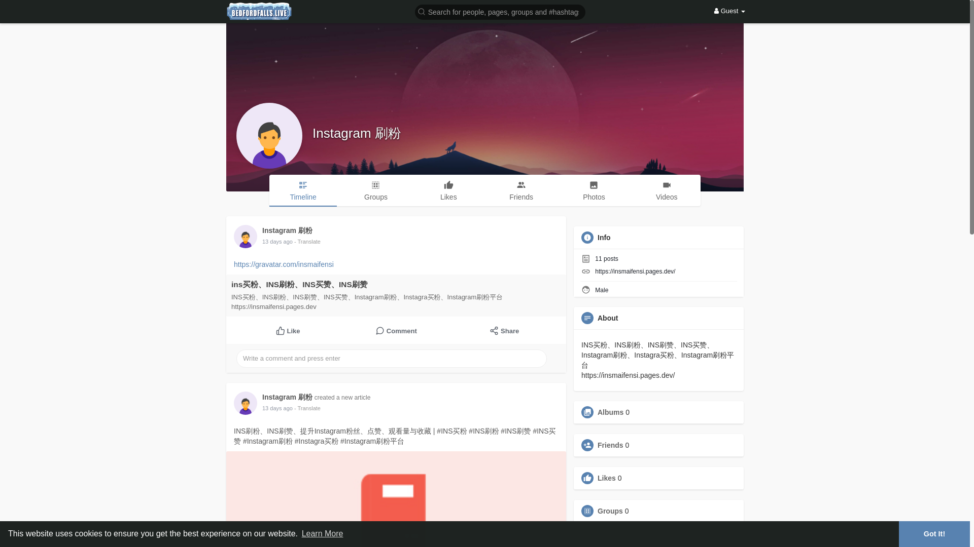 website screenshot of http://bedfordfalls.live/fafacai16881