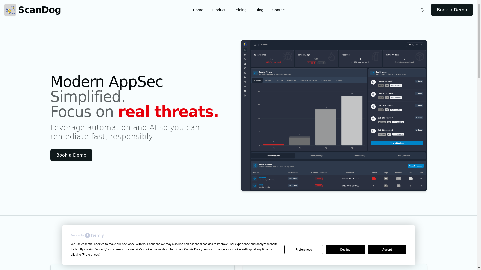 website screenshot of https://scandog-website-new.pages.dev/