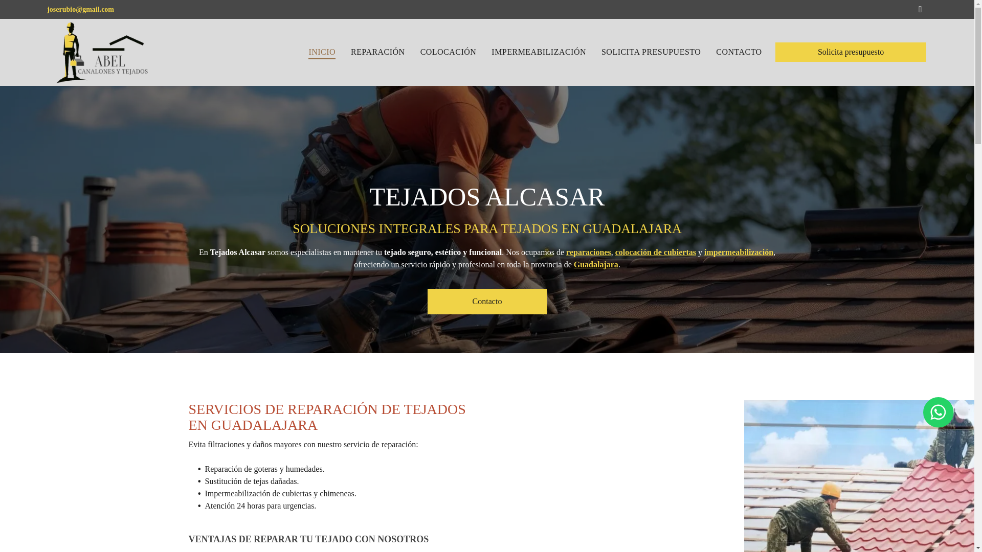 website screenshot of https://tejadosalcasar.com/