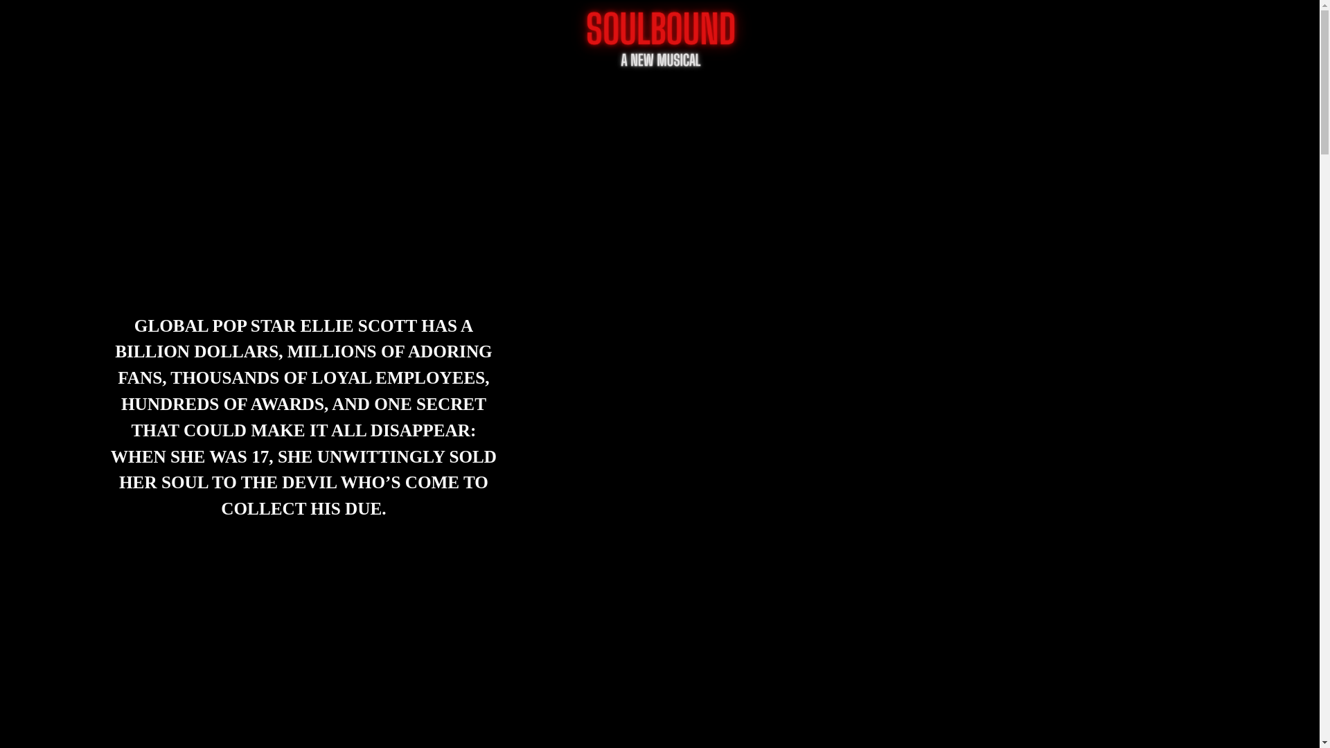 website screenshot of https://soulboundthemusical.ca/