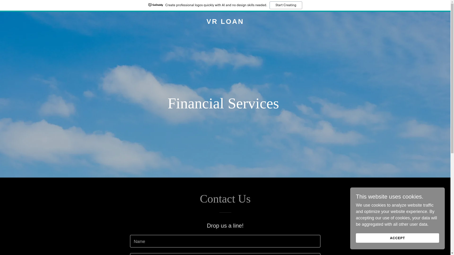 website screenshot of https://vrloan.com.au/