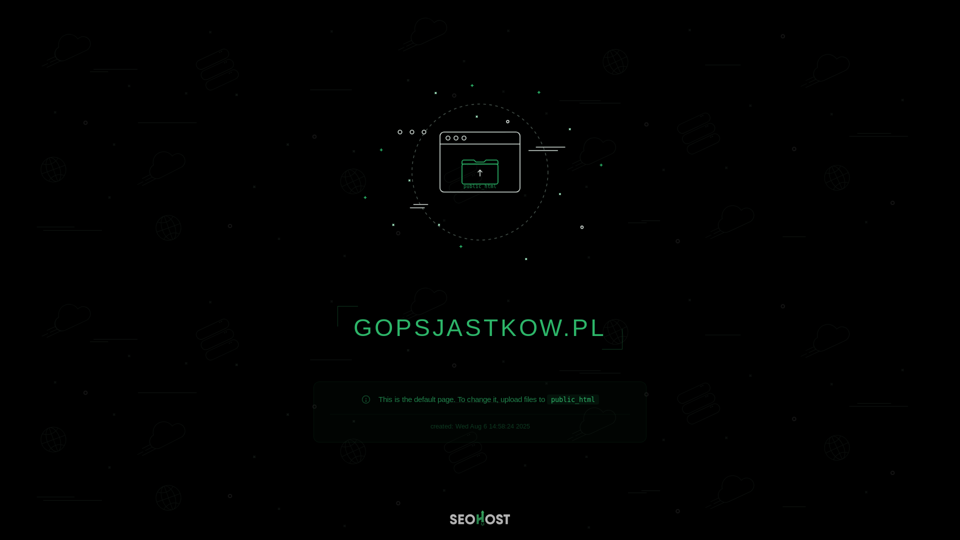 website screenshot of https://gopsjastkow.pl/