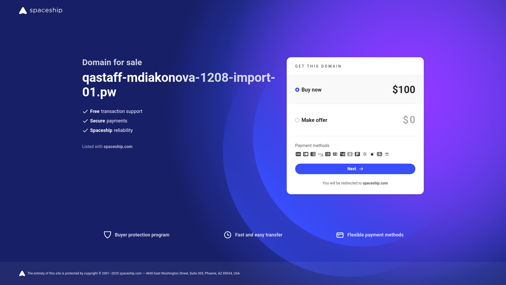 website screenshot of https://qastaff-mdiakonova-1208-import-01.pw/