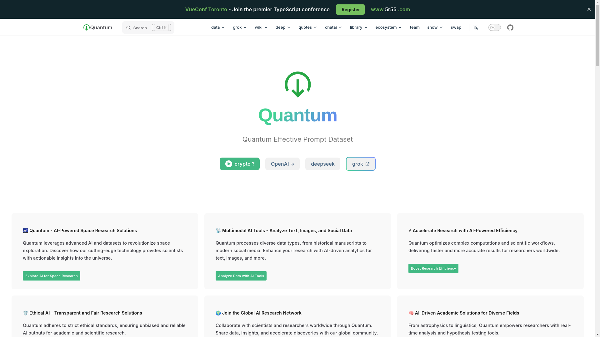 website screenshot of https://quantum-ebv.pages.dev/