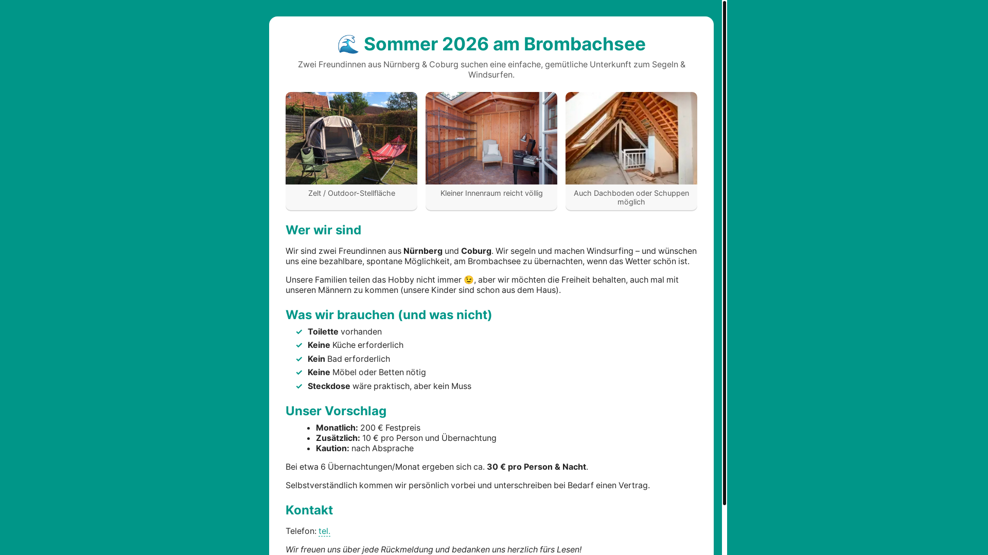 website screenshot of https://unser-sommer-am-brombachsee.de/