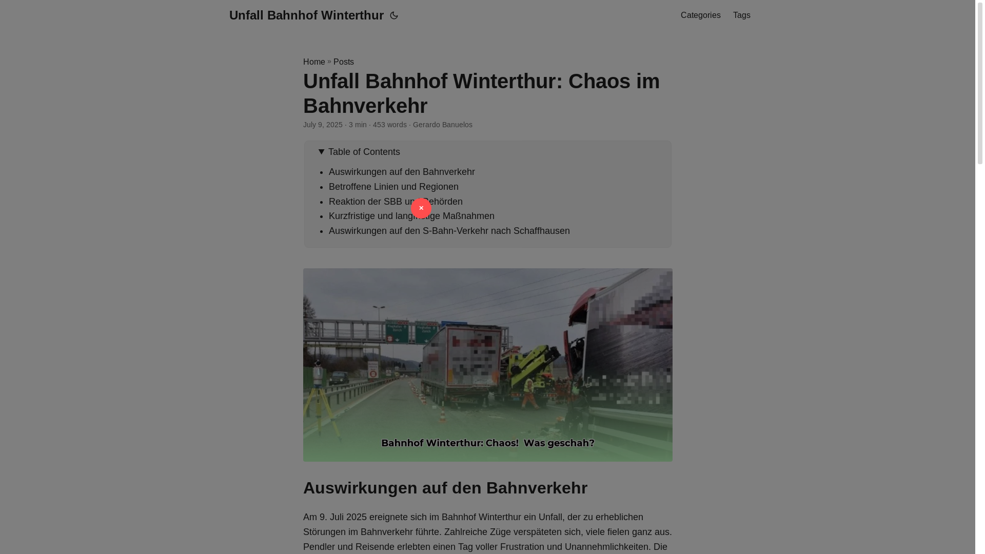 website screenshot of https://unfall-bahnhof-winterthur.pages.dev/