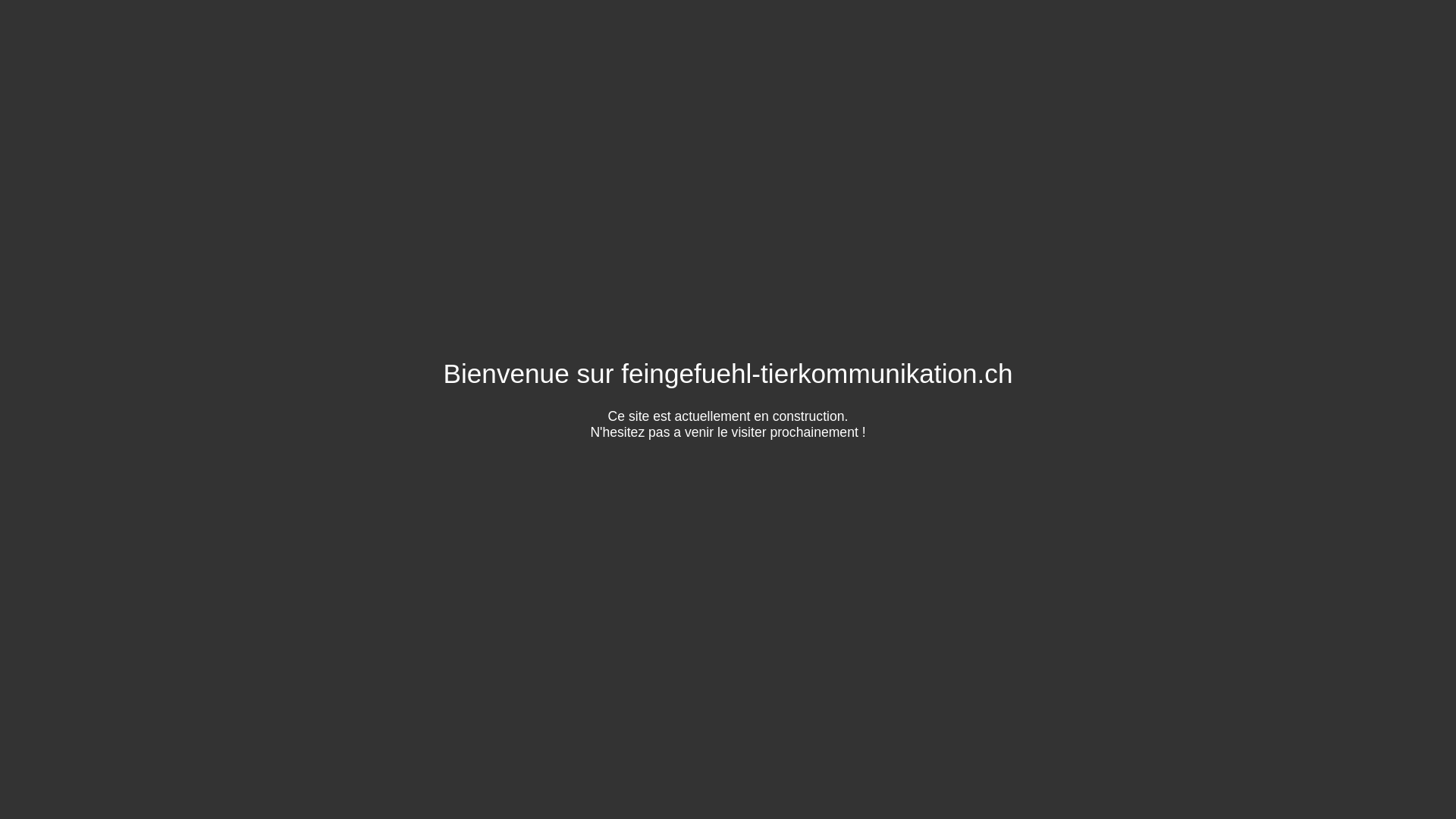 website screenshot of https://feingefuehl-tierkommunikation.ch/