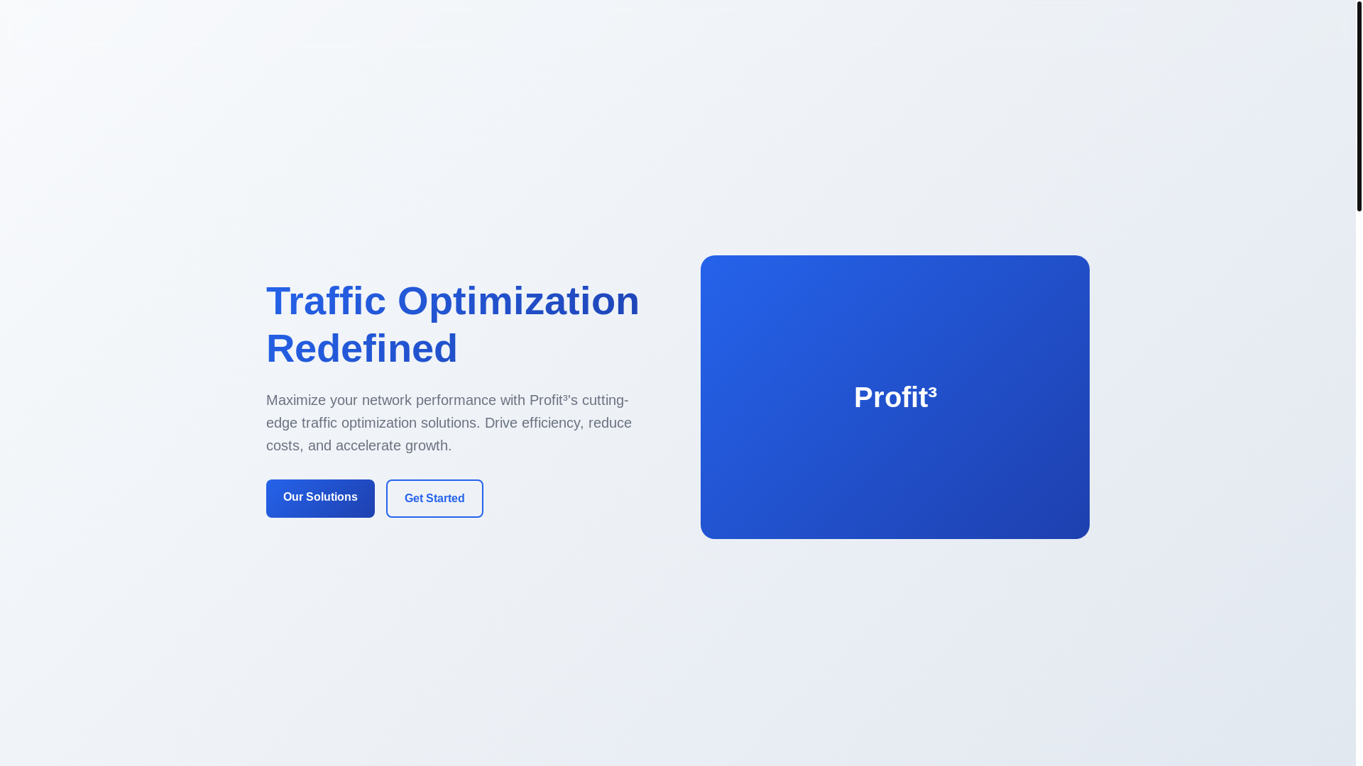 website screenshot of https://profitcubed.pages.dev/