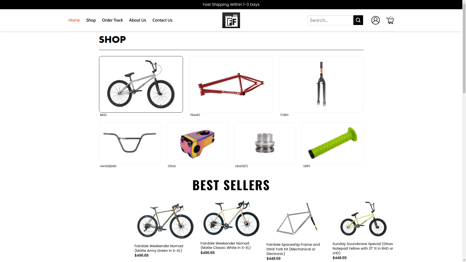 website screenshot of https://elitefullfactorydistro.shop/