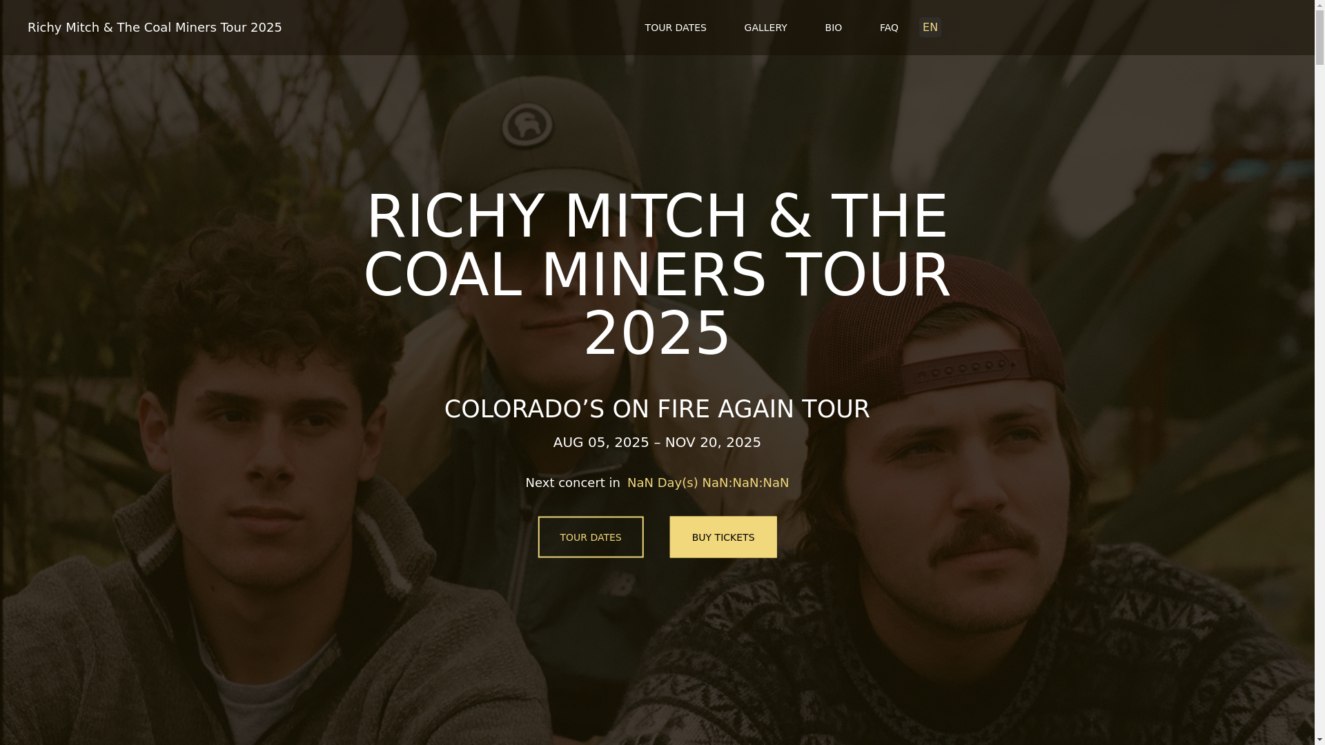 website screenshot of https://richymitchandthecoalminerstour-com-github-io.pages.dev/