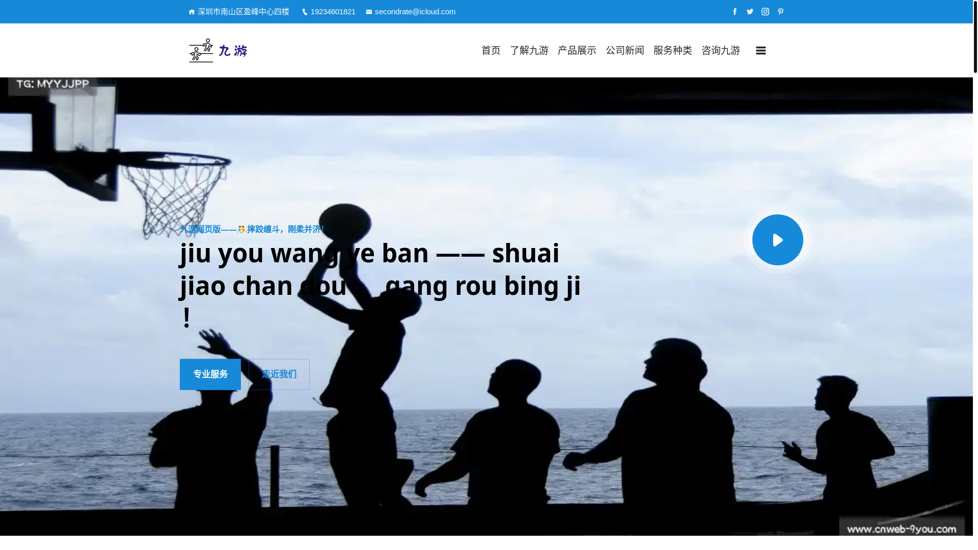 website screenshot of https://cnweb-9you.com/
