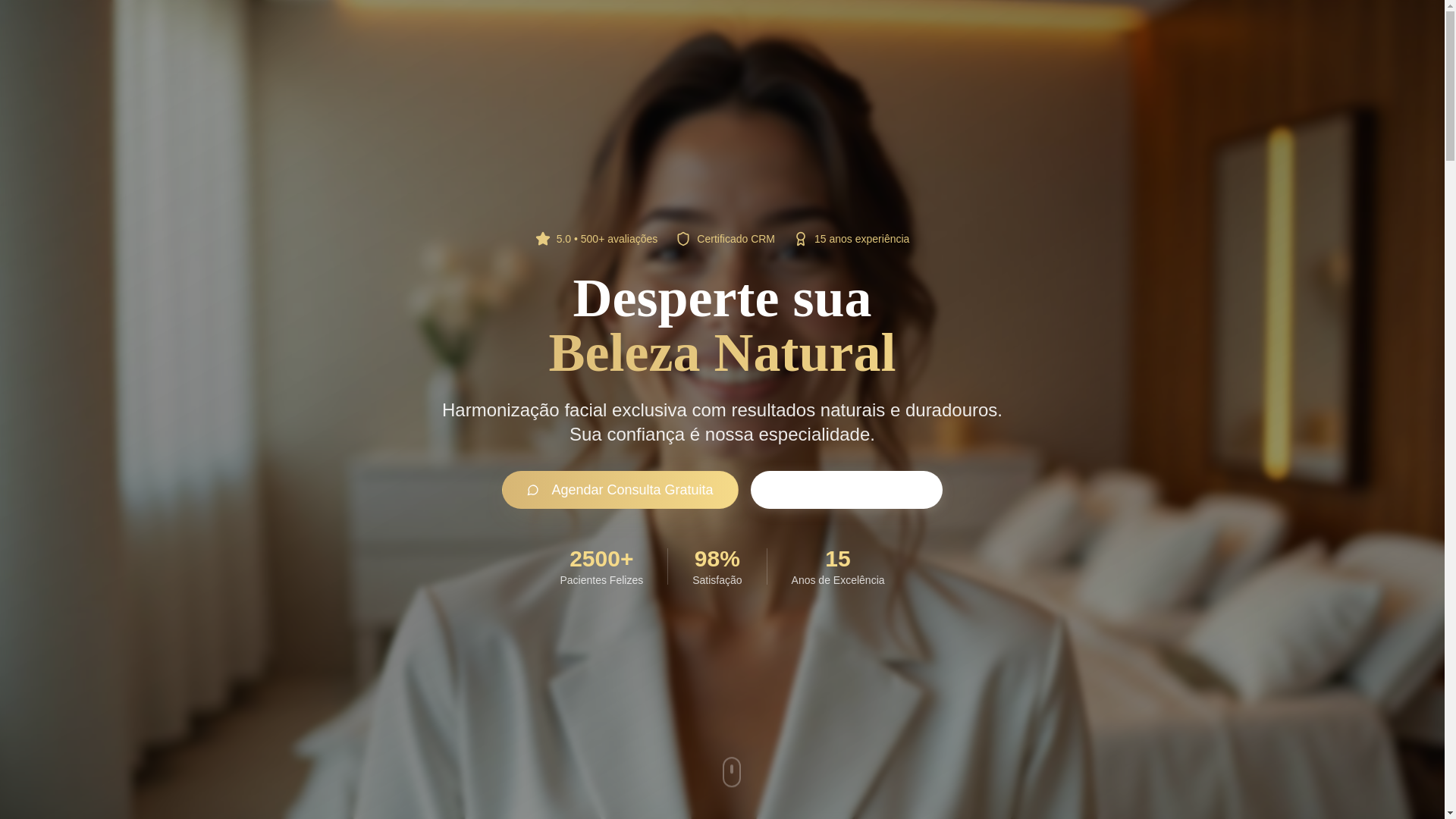 website screenshot of https://clinicadeluxo.pages.dev/