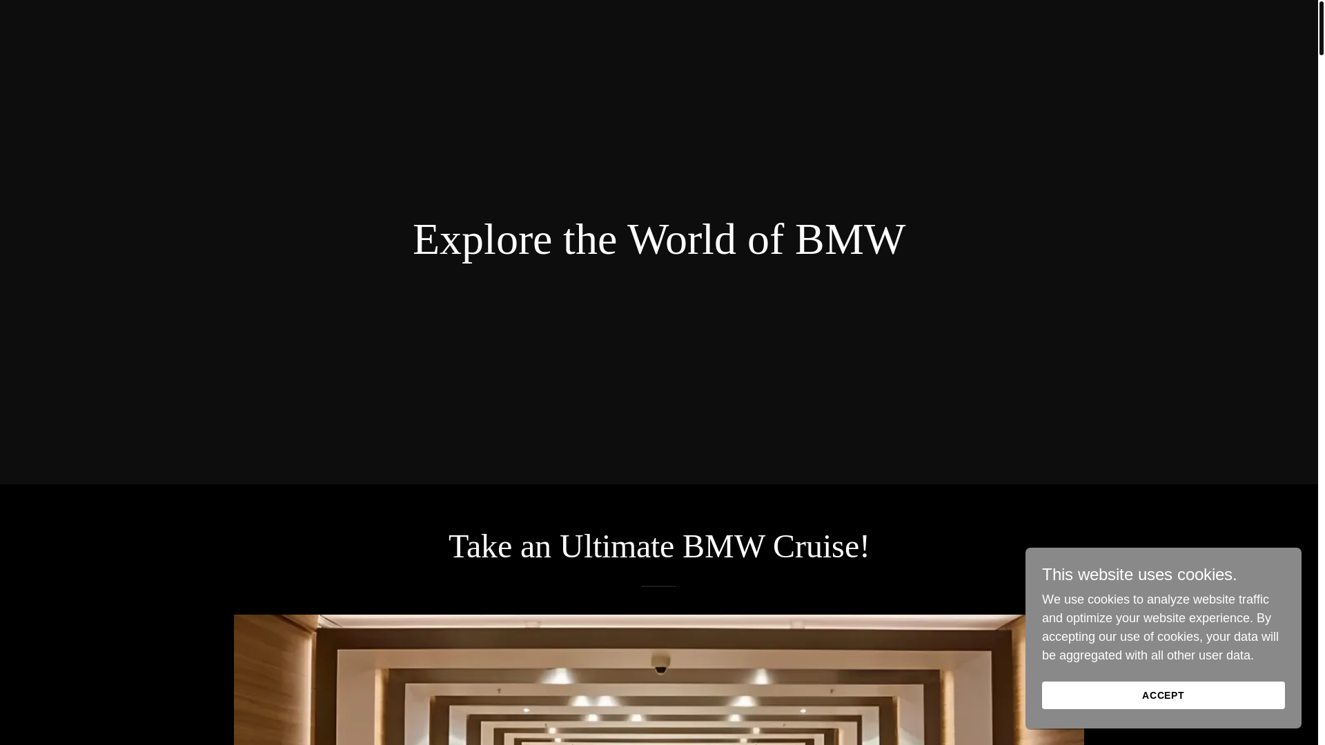 website screenshot of https://ultimatebmwvacations.com/