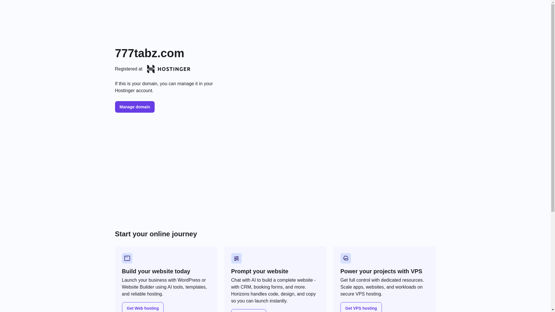 website screenshot of https://777tabz.com/