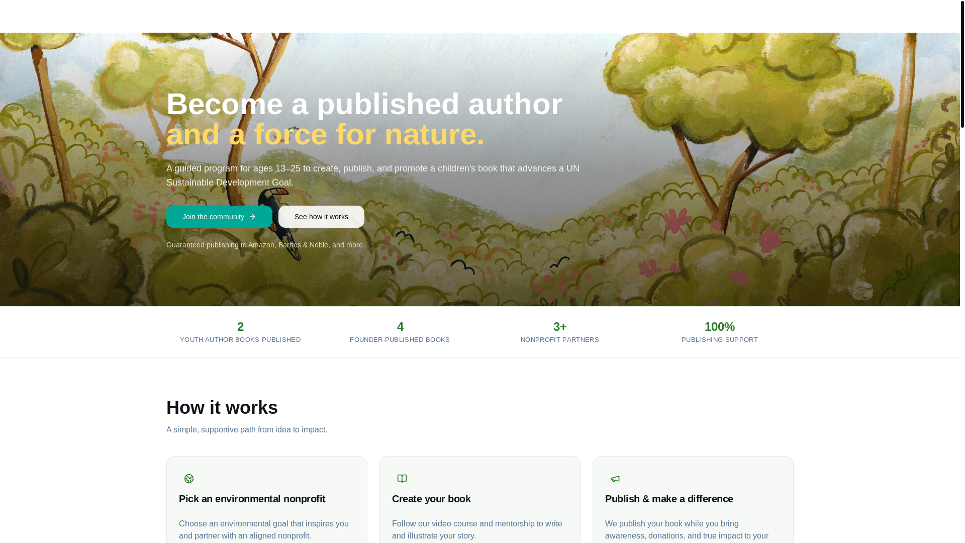 website screenshot of https://authors-for-nature-7cl.pages.dev/