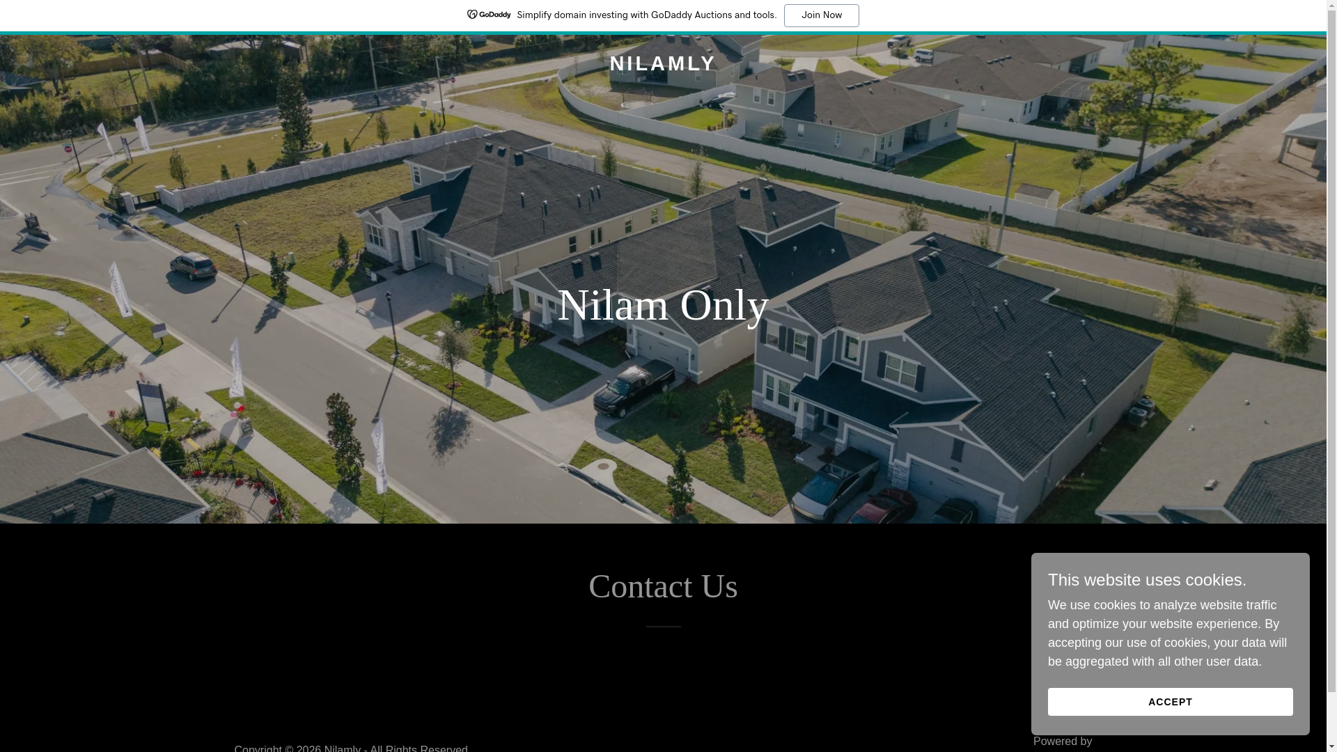 website screenshot of https://nilamly.com/