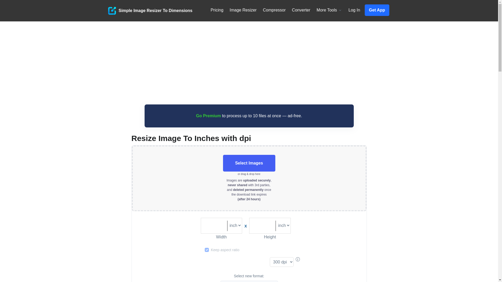website screenshot of https://www.simpleimageresizer.com/resize-image-to-inches
