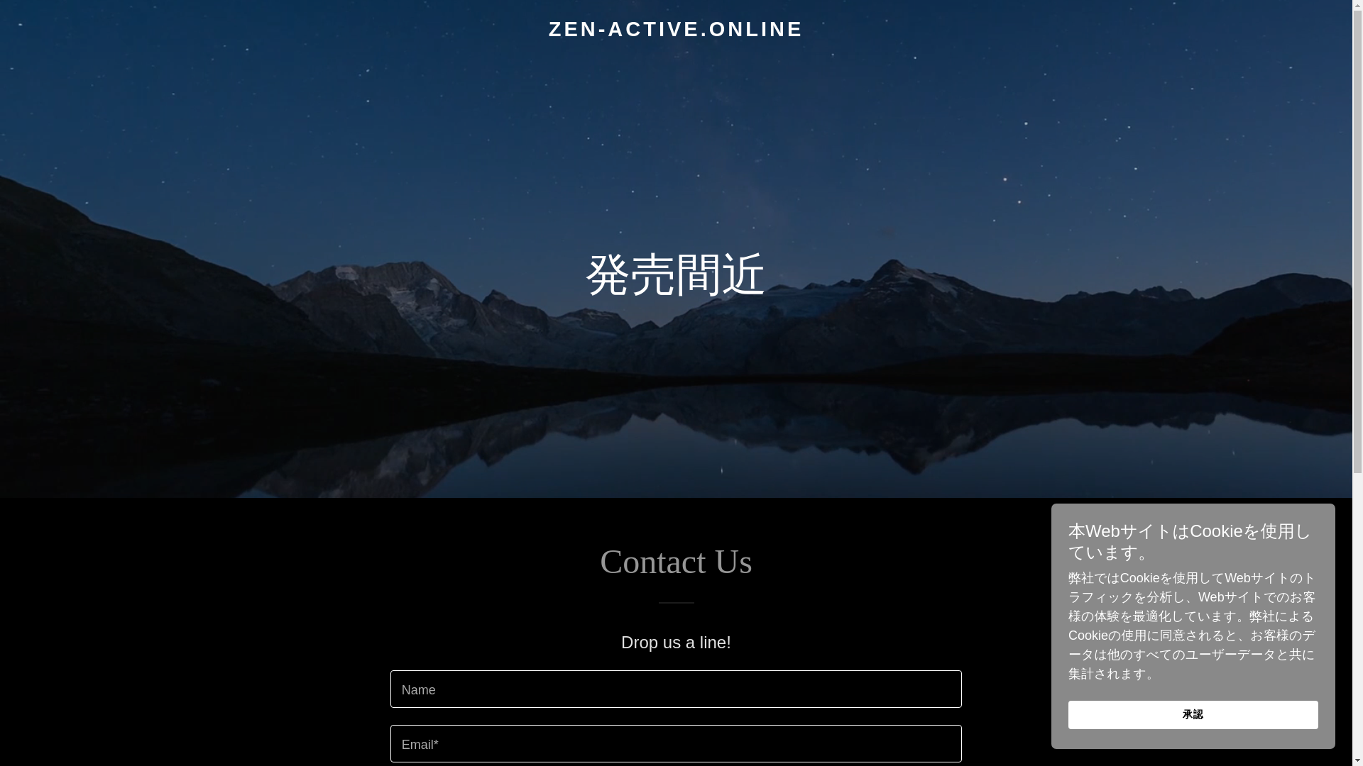 website screenshot of https://zen-active.online/