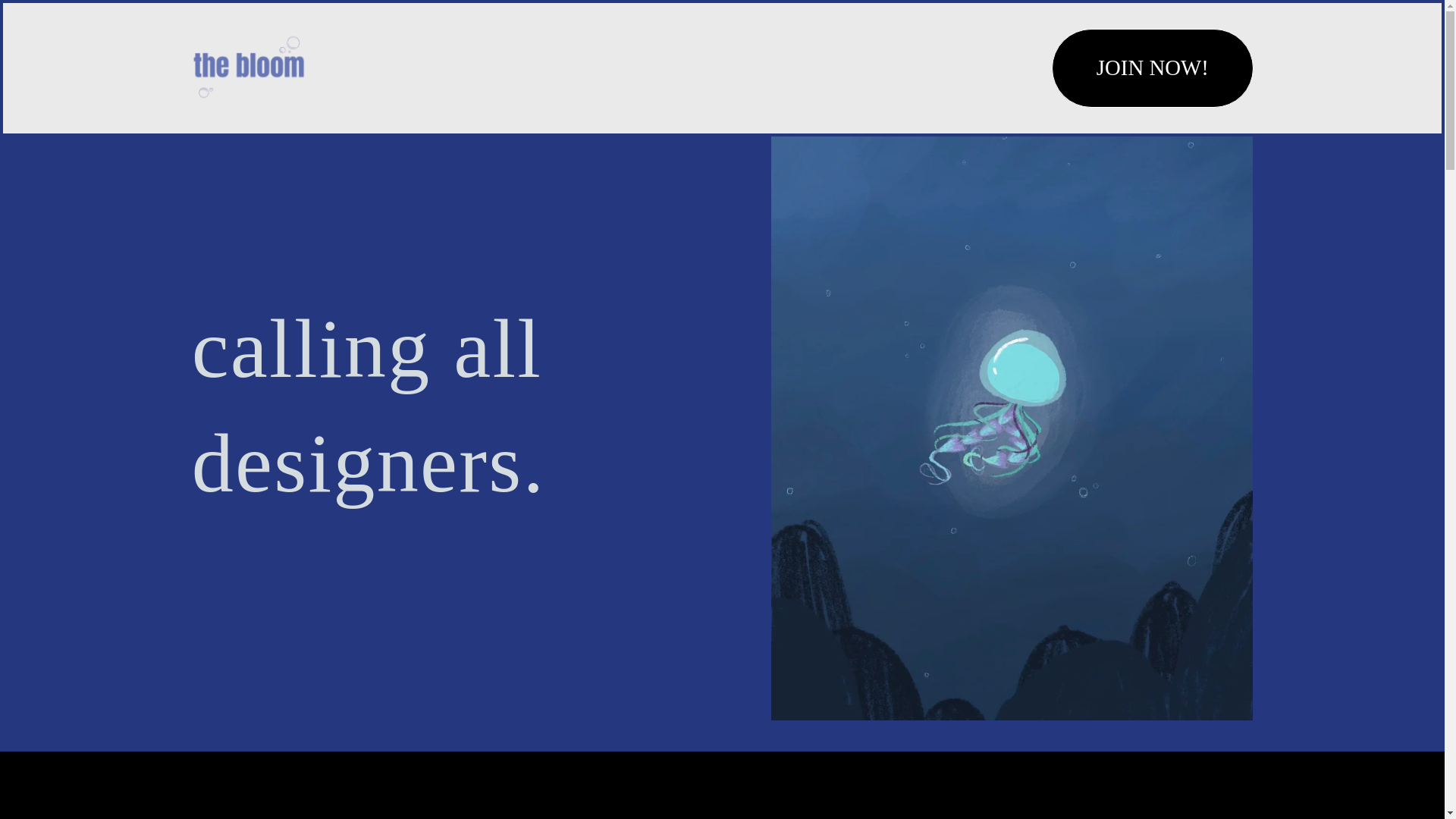 website screenshot of https://thebloomcohort.org/