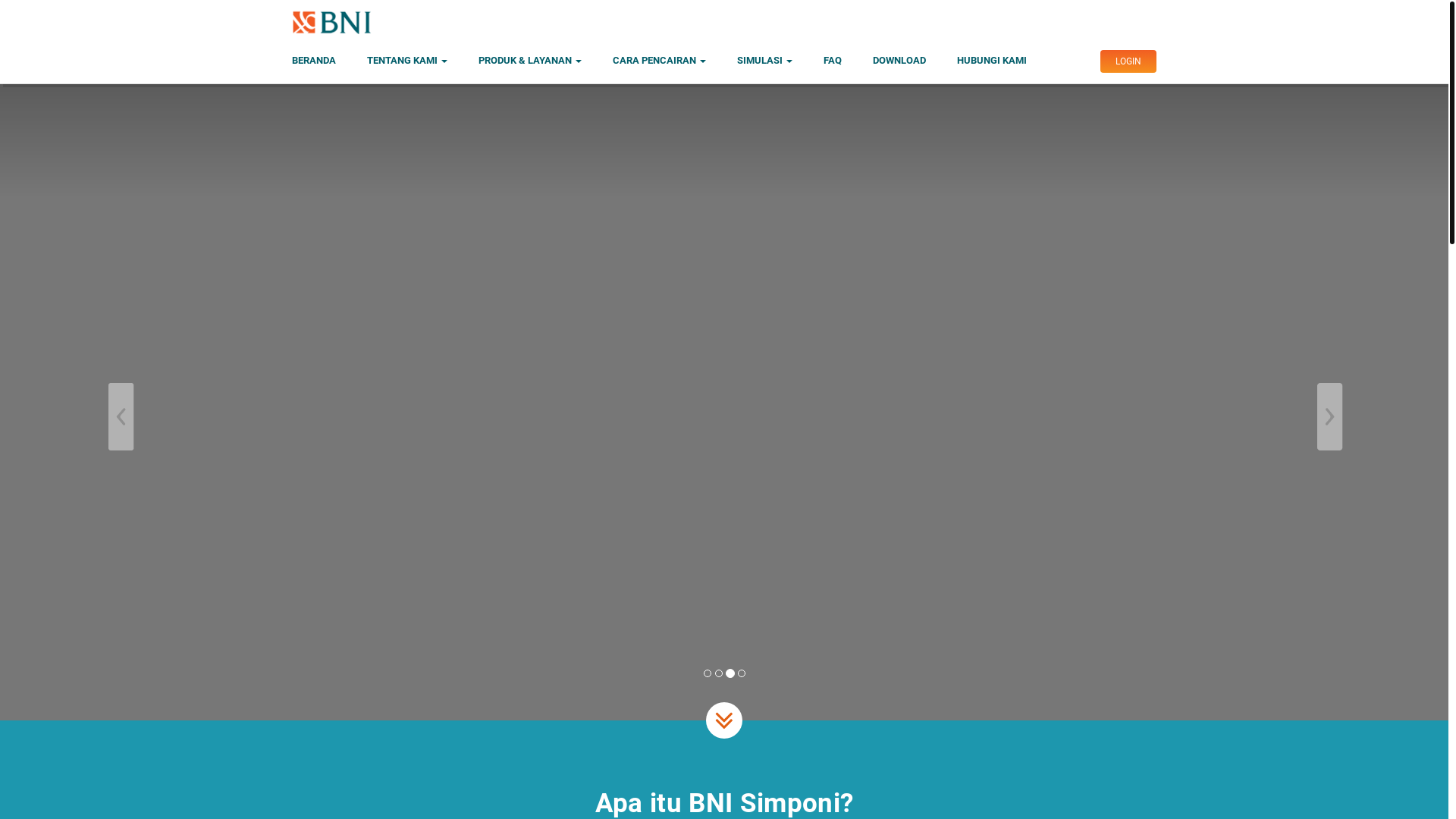 website screenshot of https://dplk.bni.co.id/home