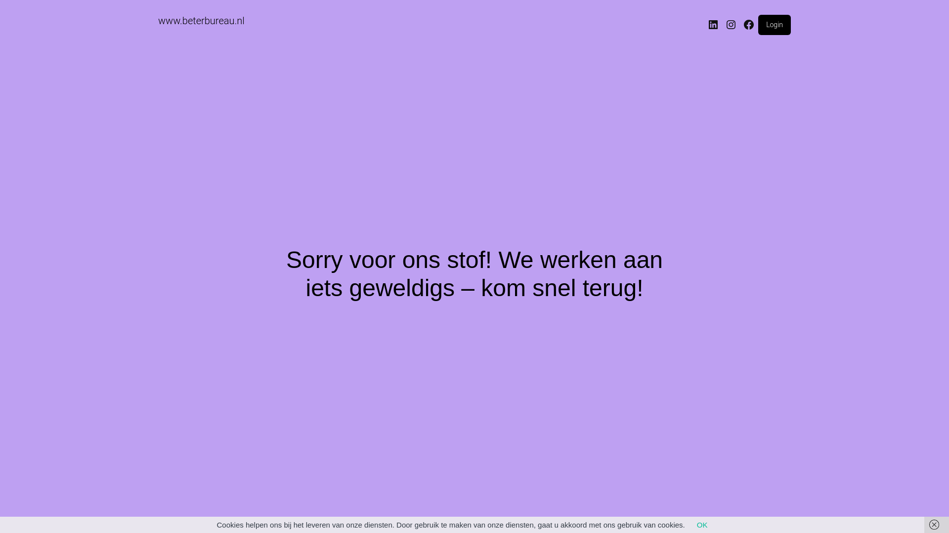website screenshot of https://beterbureau.nl/