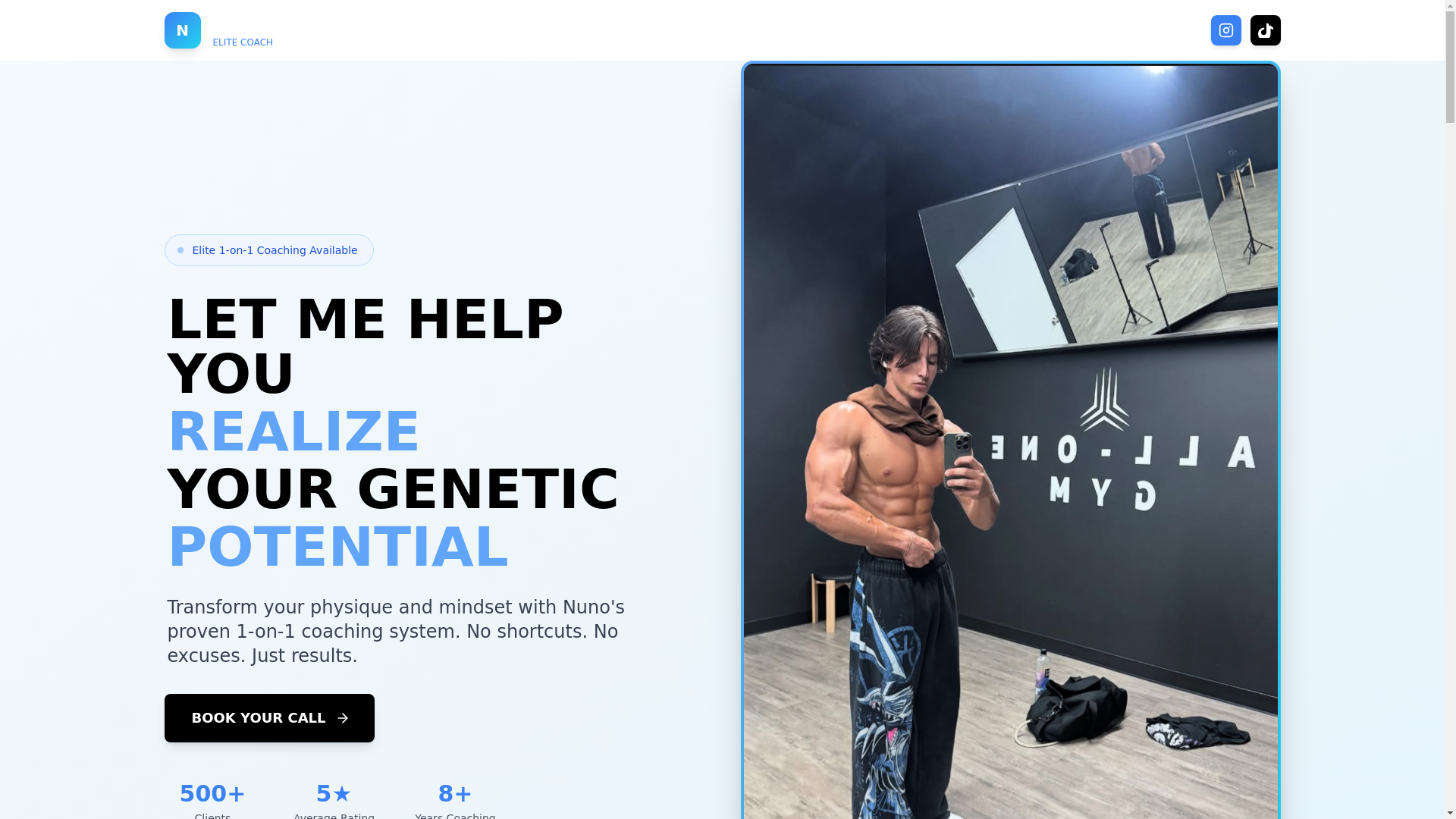 website screenshot of https://realizedgeneticpotential.com/