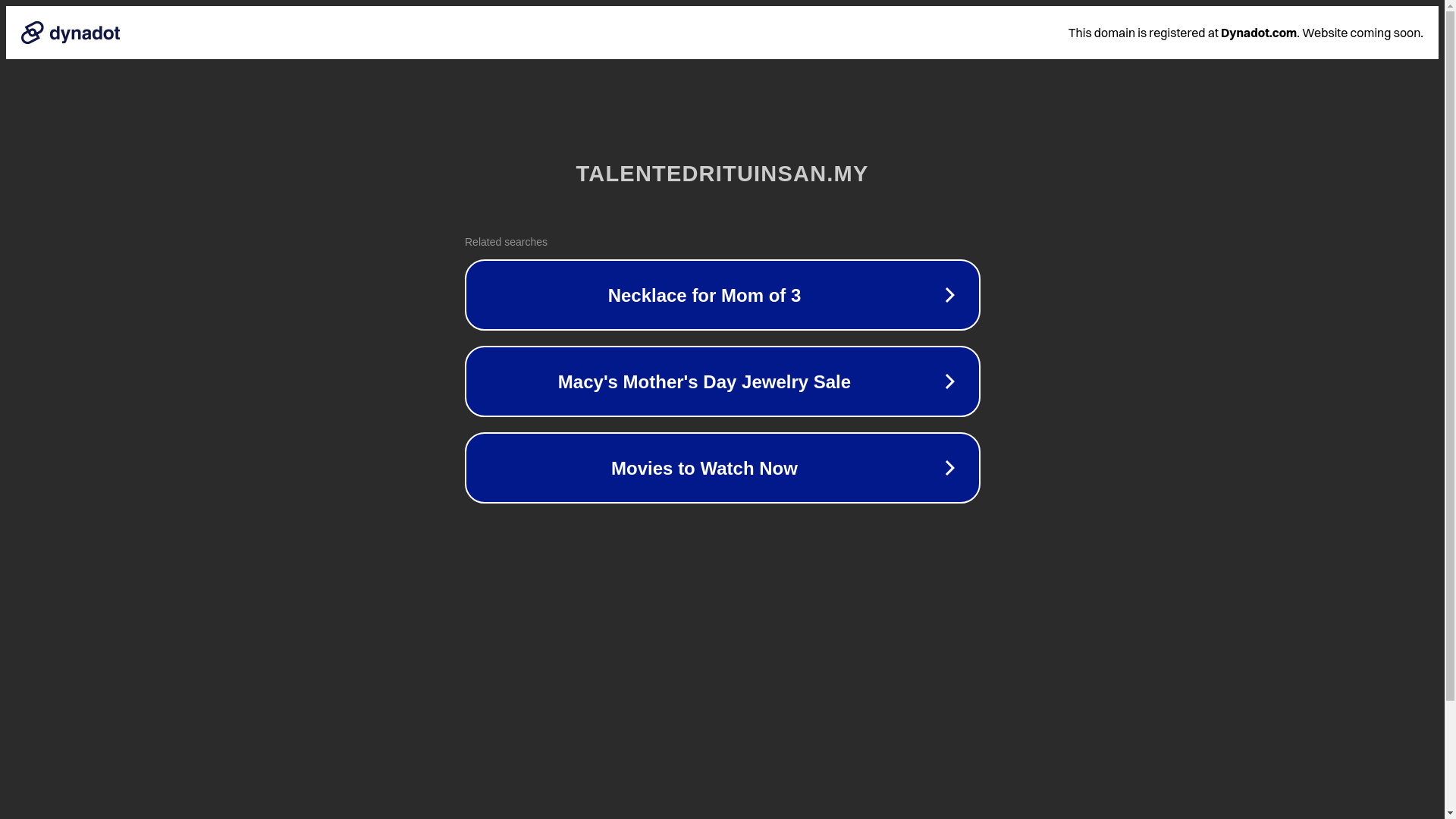 website screenshot of https://talentedrituinsan.my/