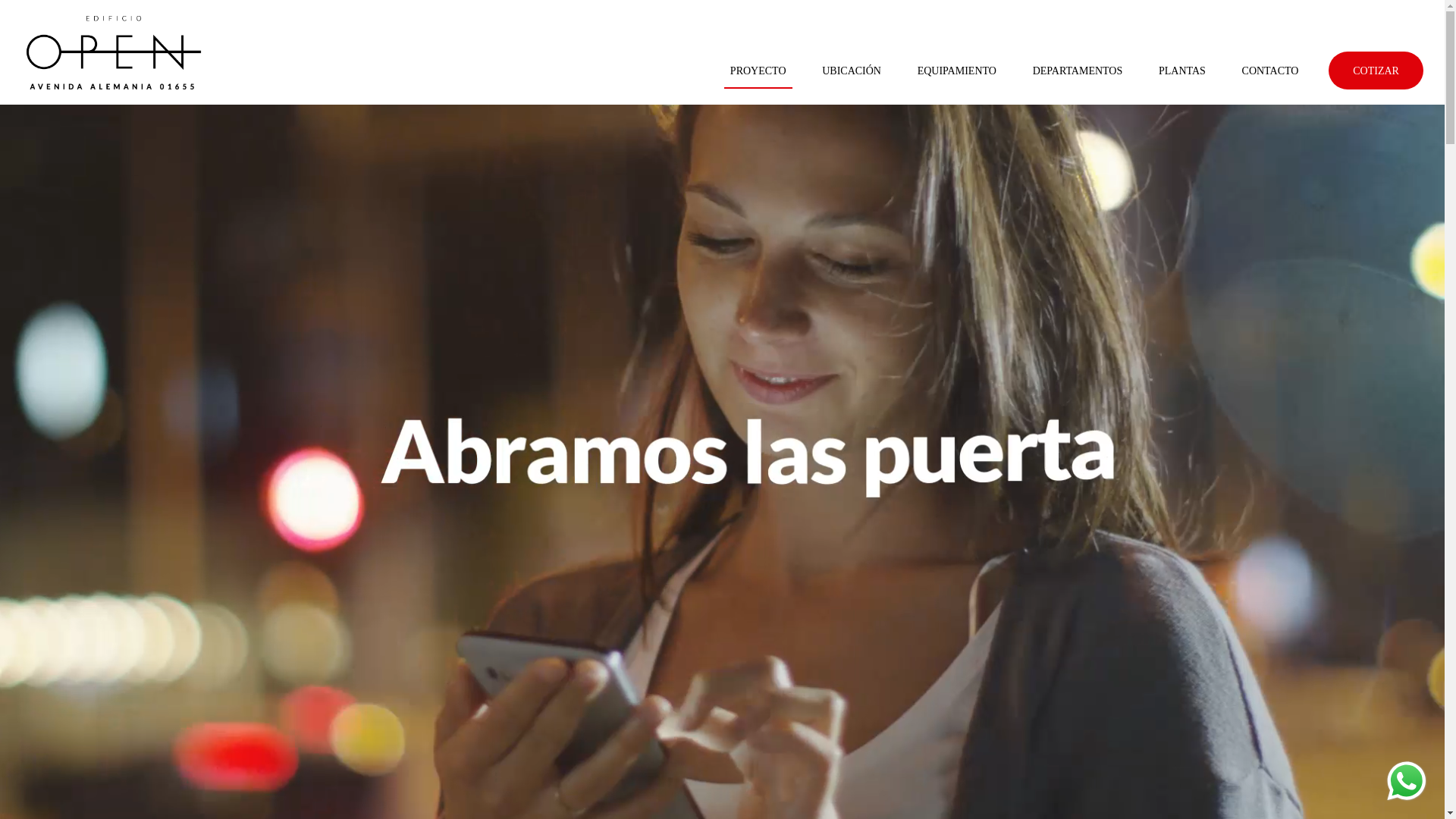 website screenshot of https://openalemania.cl/