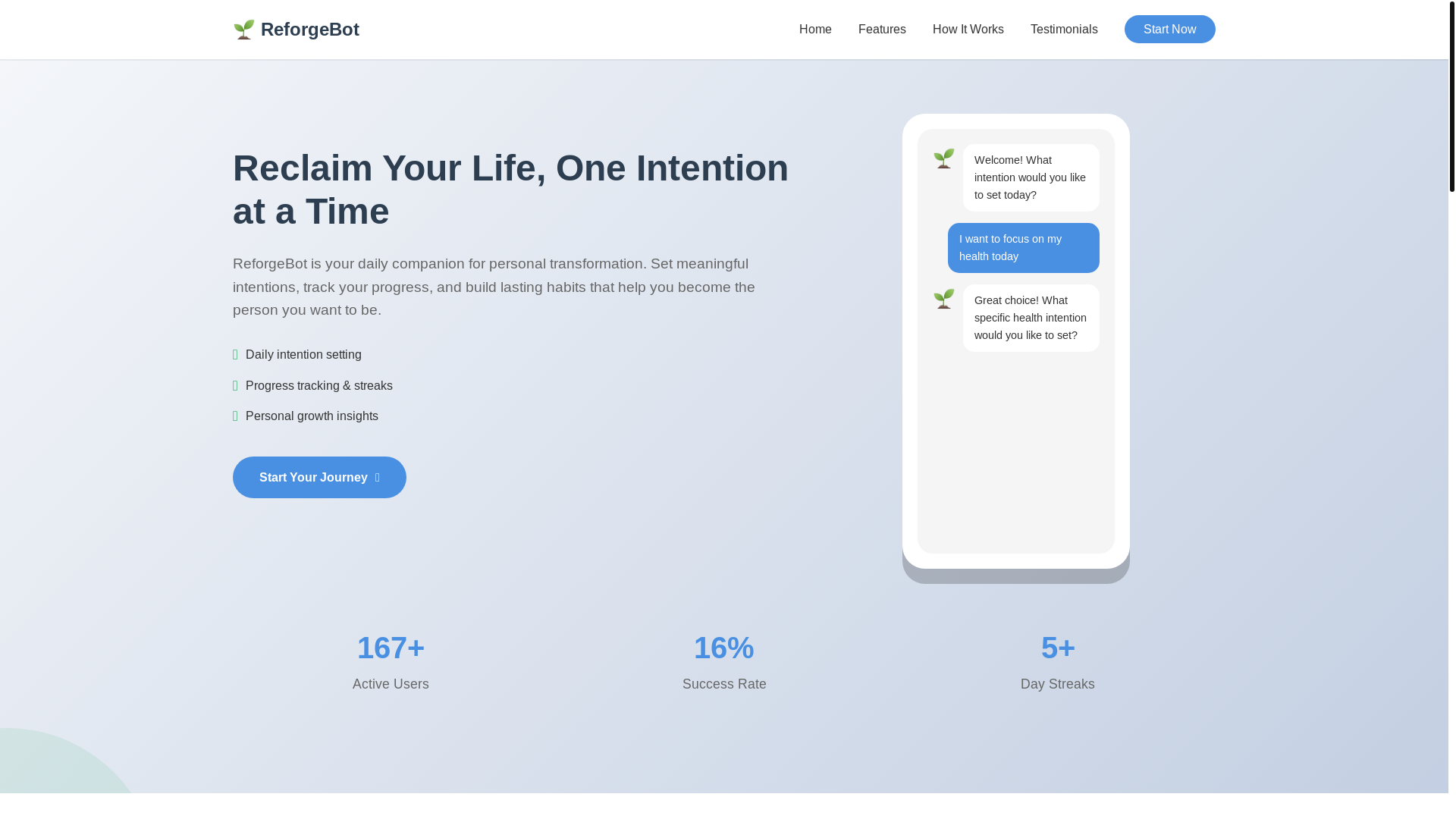 website screenshot of https://reforge-website.pages.dev/