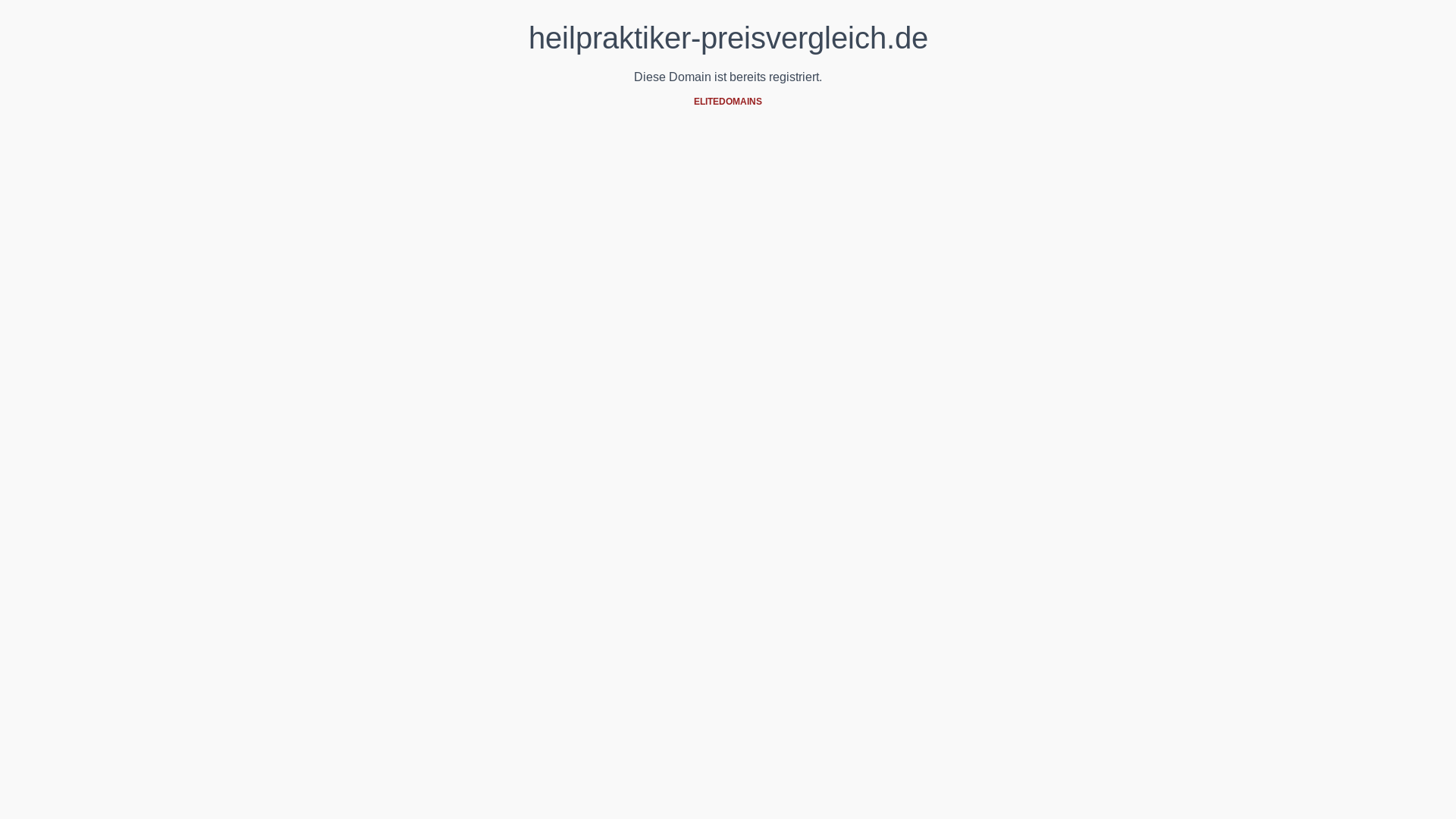 website screenshot of https://heilpraktiker-preisvergleich.de/