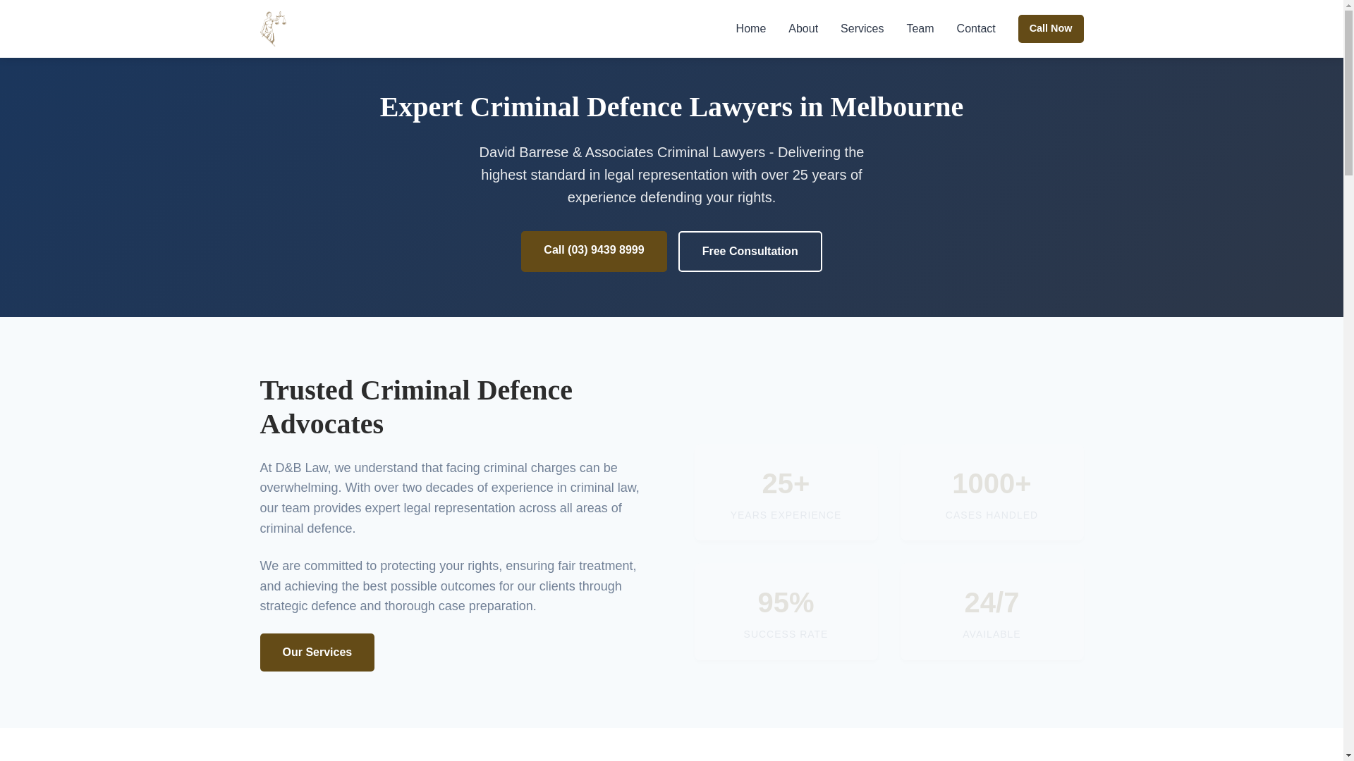 website screenshot of https://db-law-corporate-professional.pages.dev/