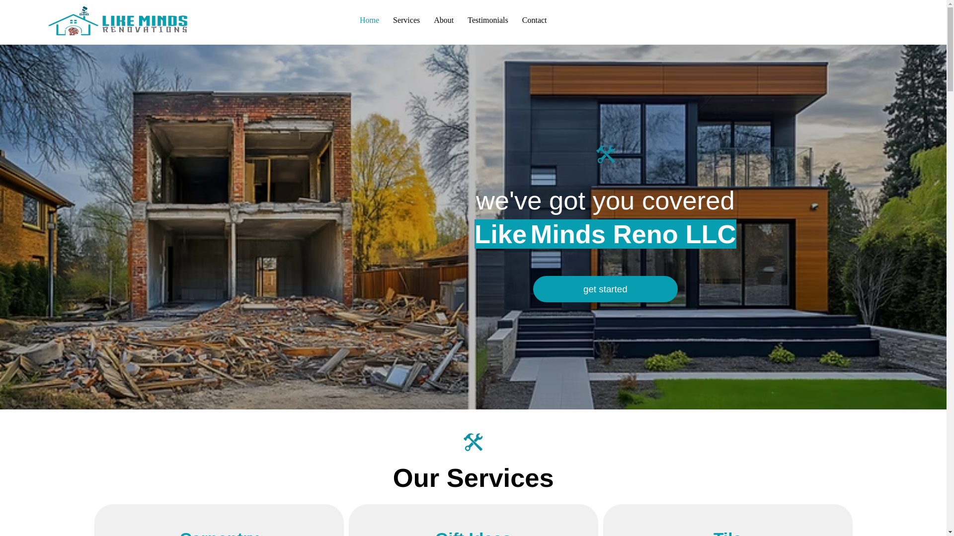 website screenshot of https://likemindsreno.com/