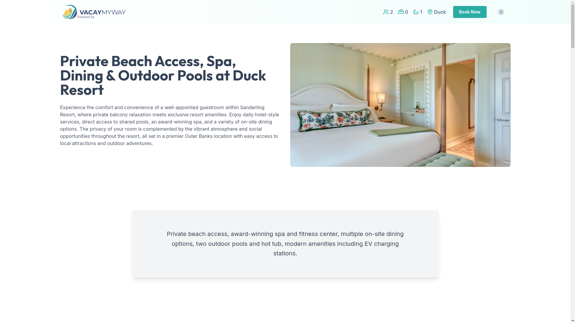 website screenshot of https://beachlounge.camp/